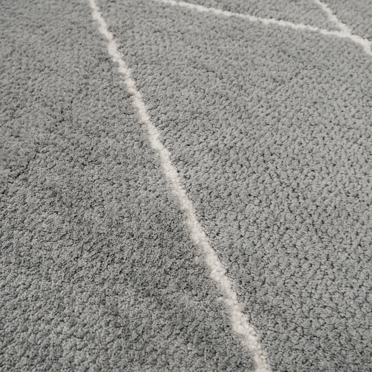 Urban Serisi İskandinav Desenli Gri Halı