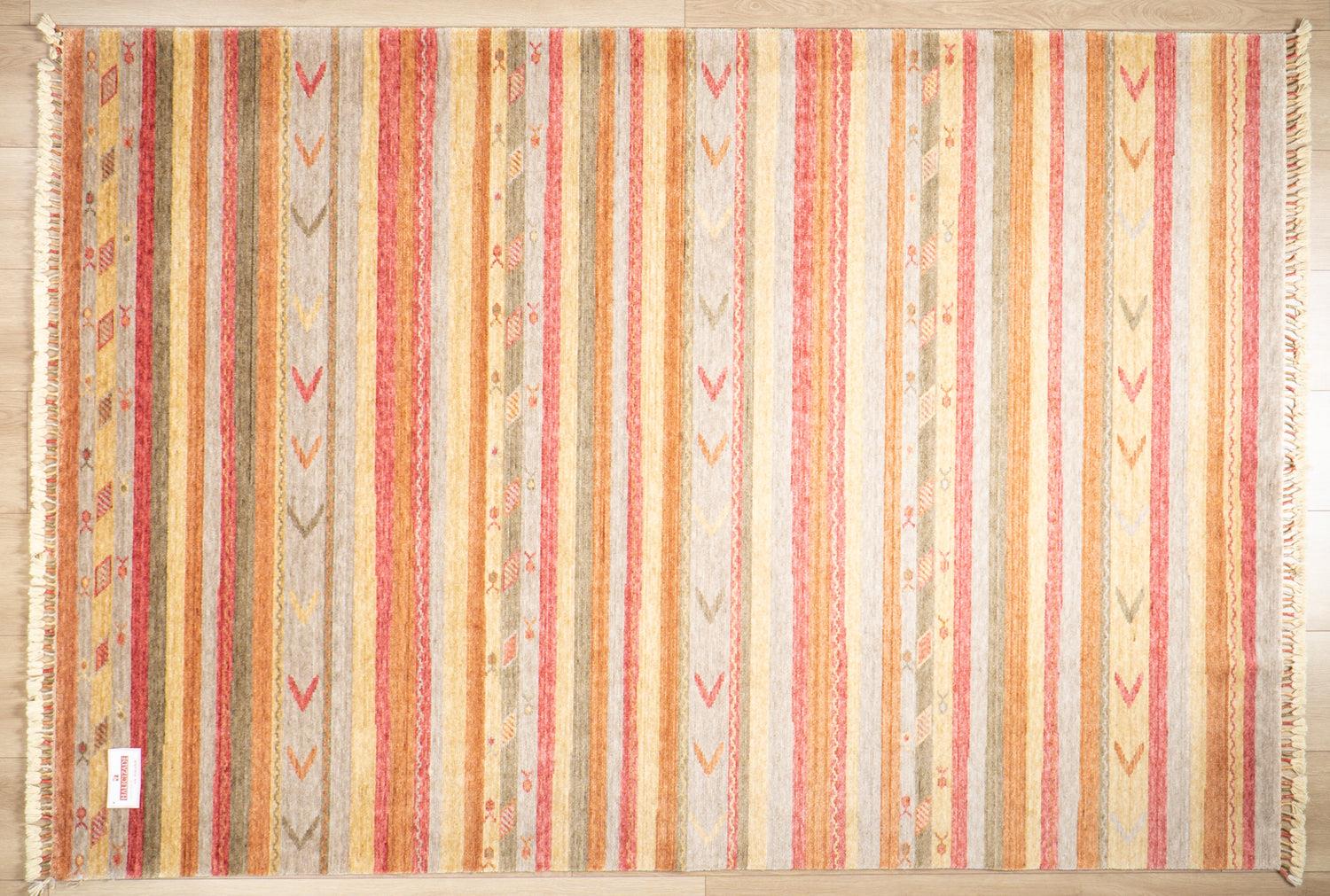 Zara Series Line Patterned Machine Woven Carpet