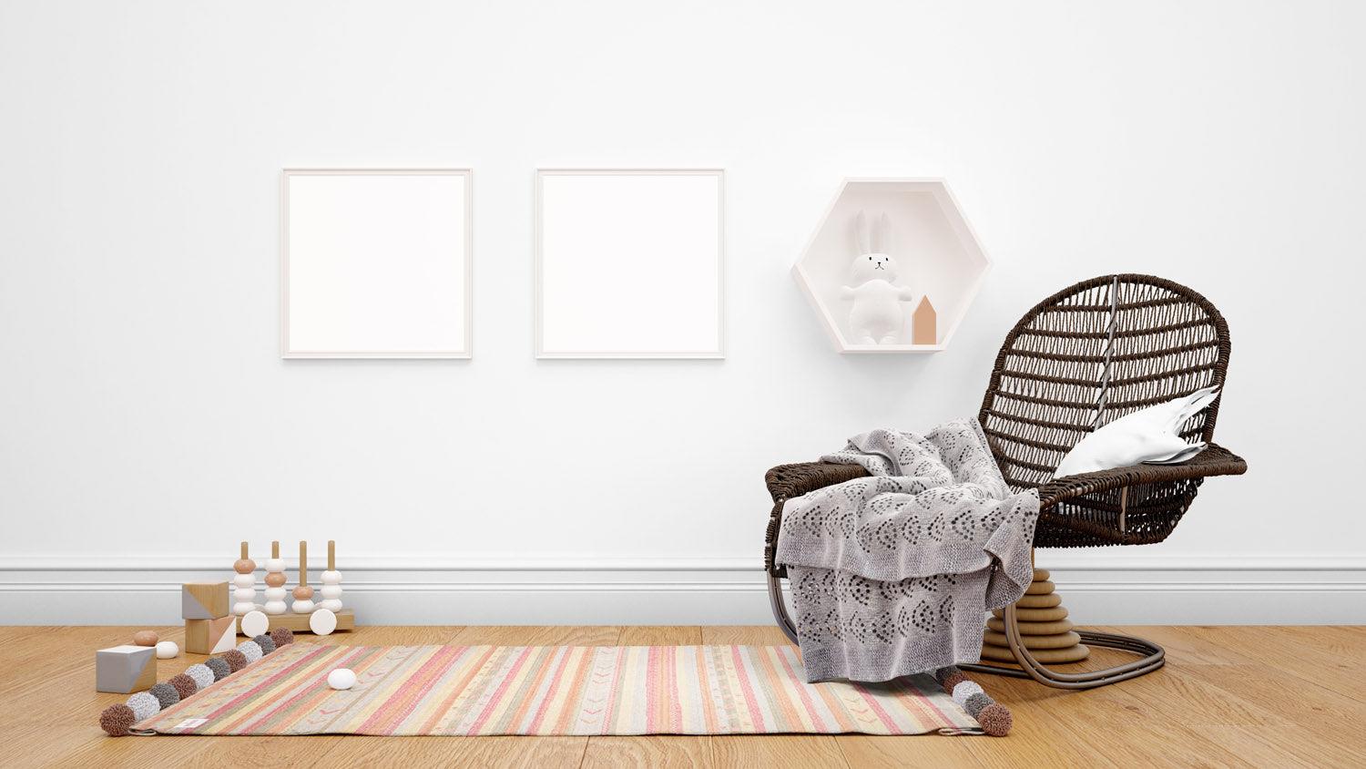 Zara Series Line Patterned Machine Woven Carpet
