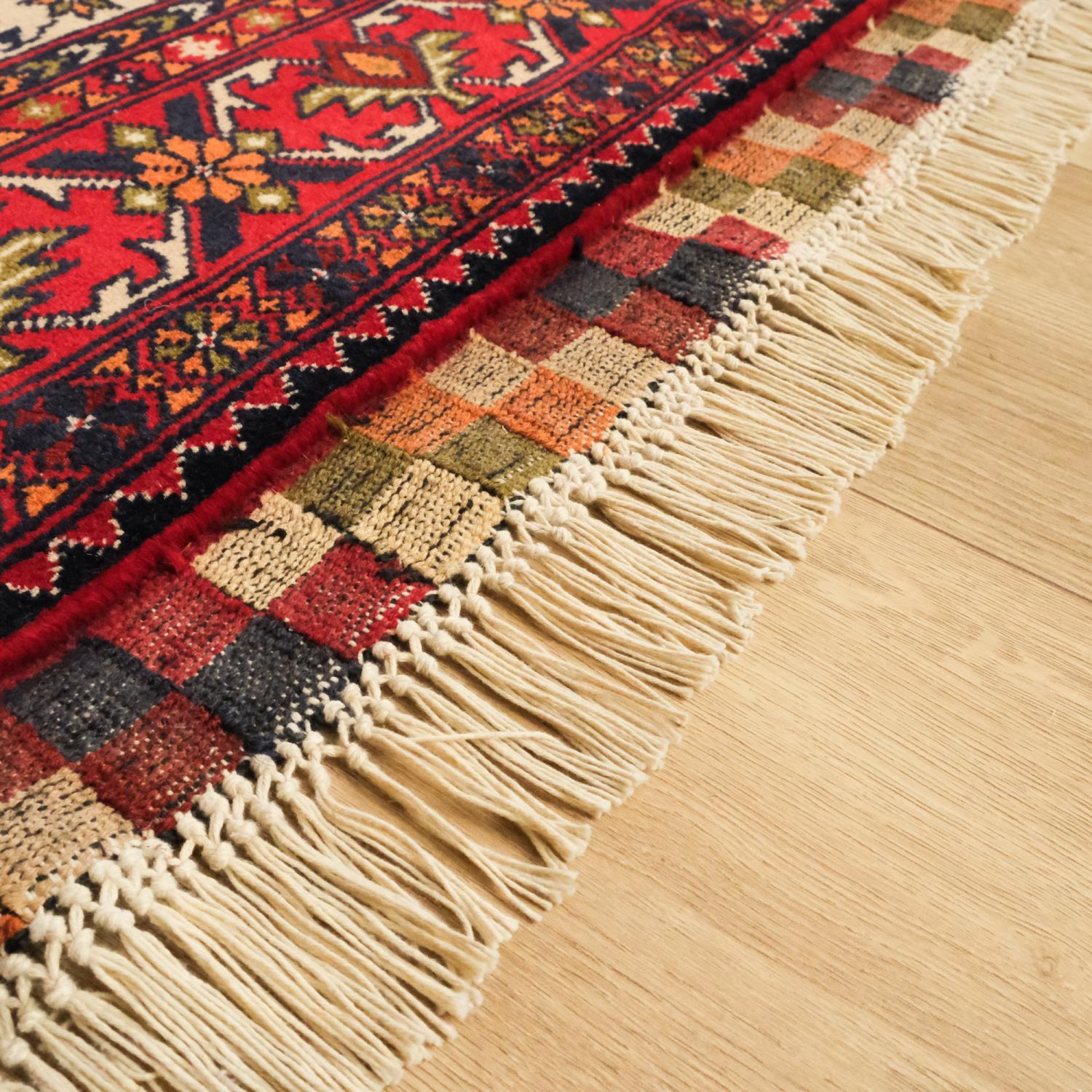 Second Hand Anatolian Patterned Hand Woven Rug