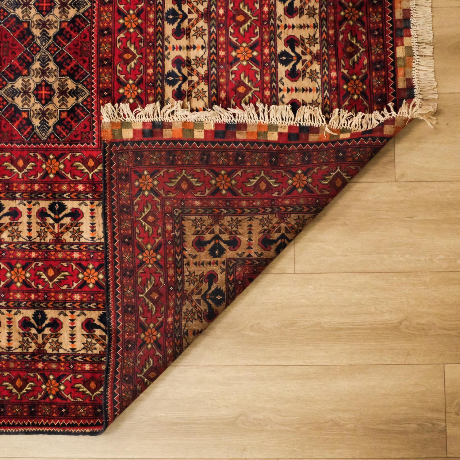 Second Hand Anatolian Patterned Hand Woven Rug