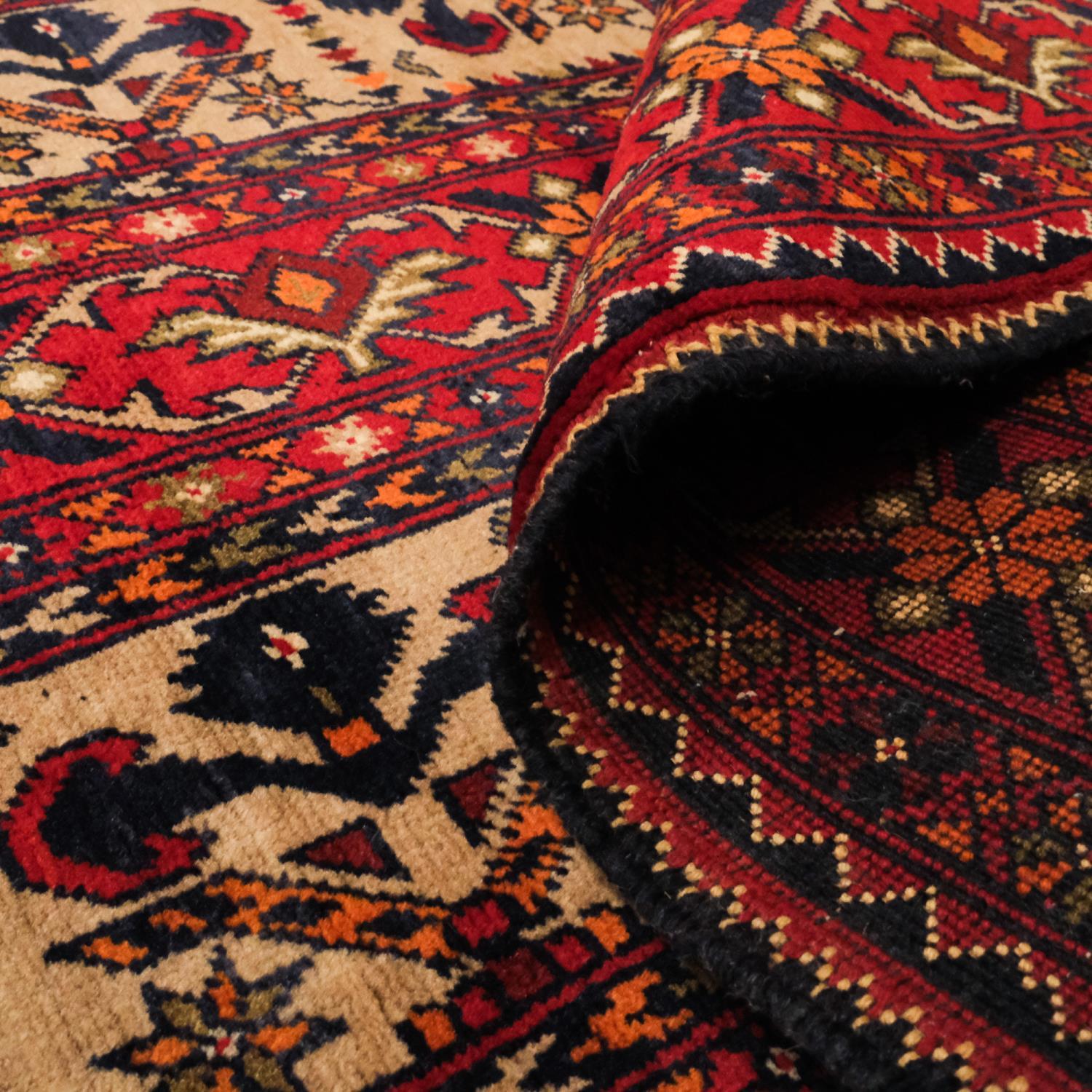 Second Hand Anatolian Patterned Hand Woven Rug
