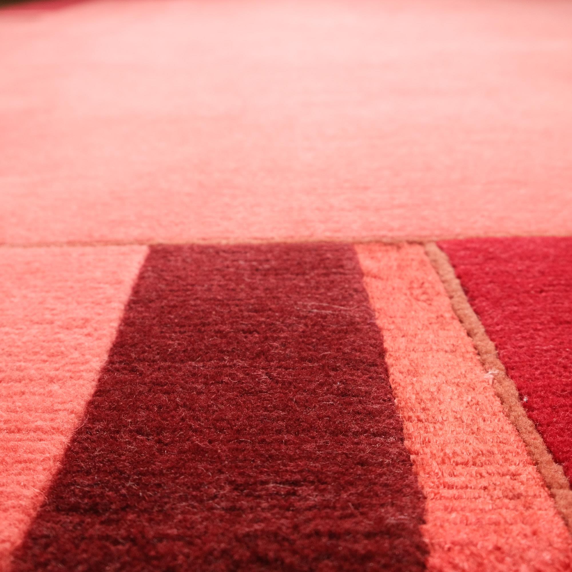 Geometric Patterned Hand Woven Carpet