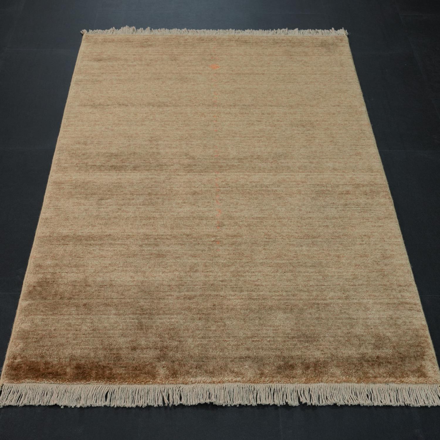 Khaki Green Tencel Loom-Woven Double Prayer Rug
