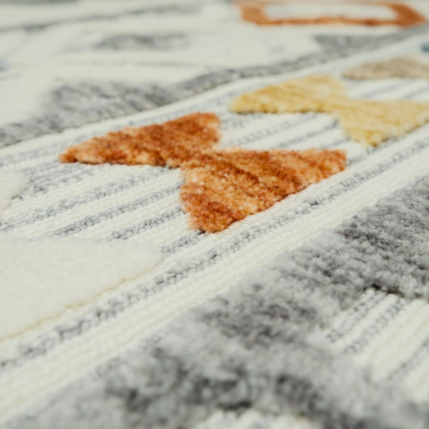 Scandinavian Patterned Machine Woven Carpet
