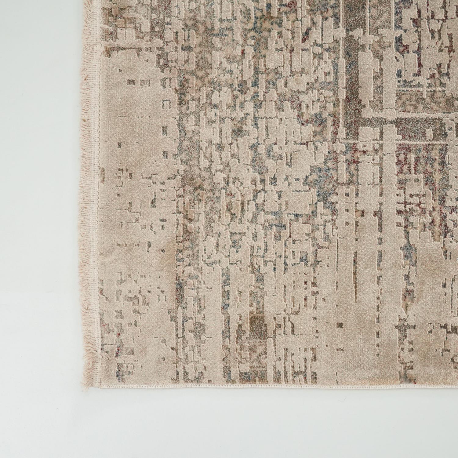 Lapis Series Vintage Patterned Mink Viscose Rug