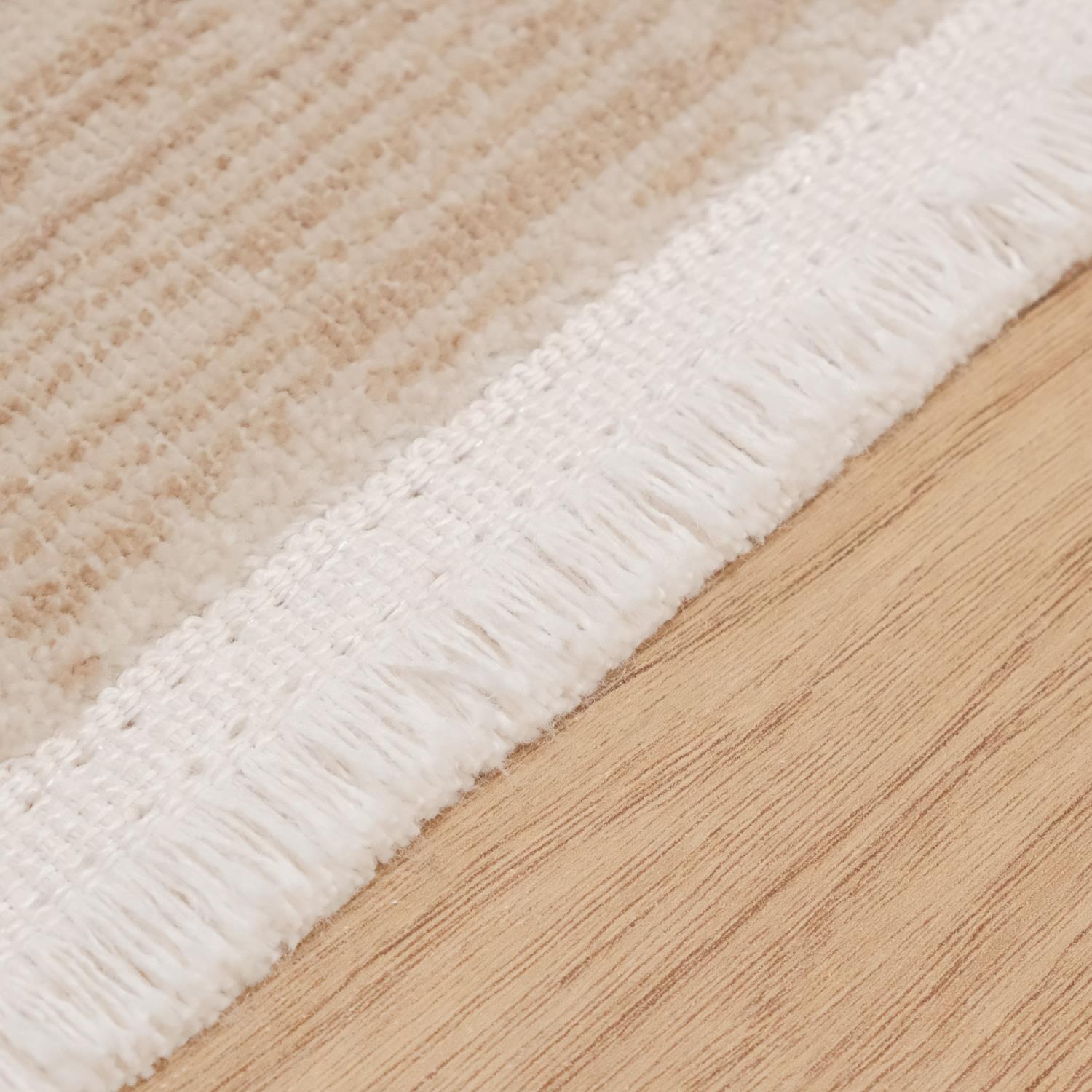 Lisbon Series Plain Patterned Acrylic Beige Carpet