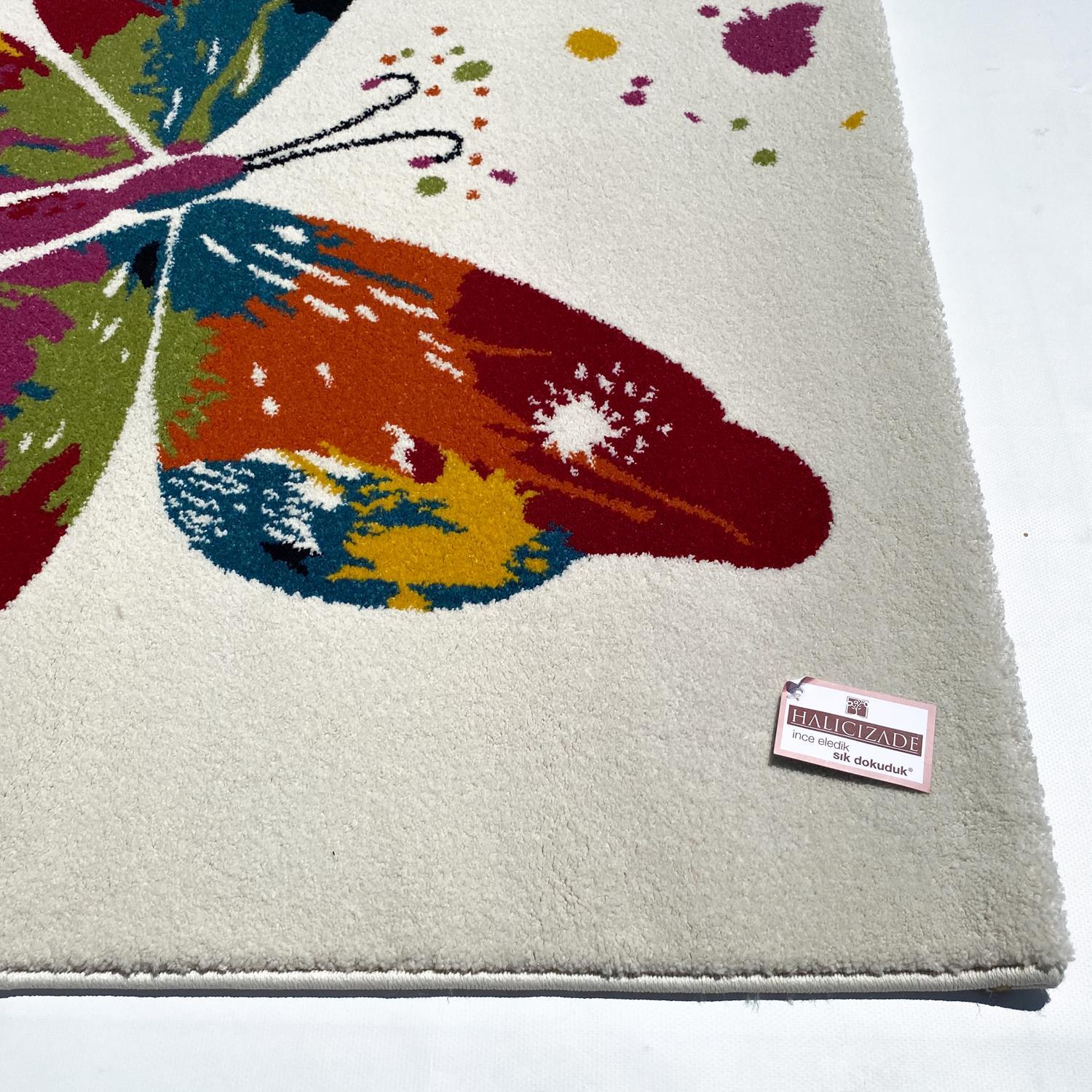 Abstract Patterned Machine Woven Carpet
