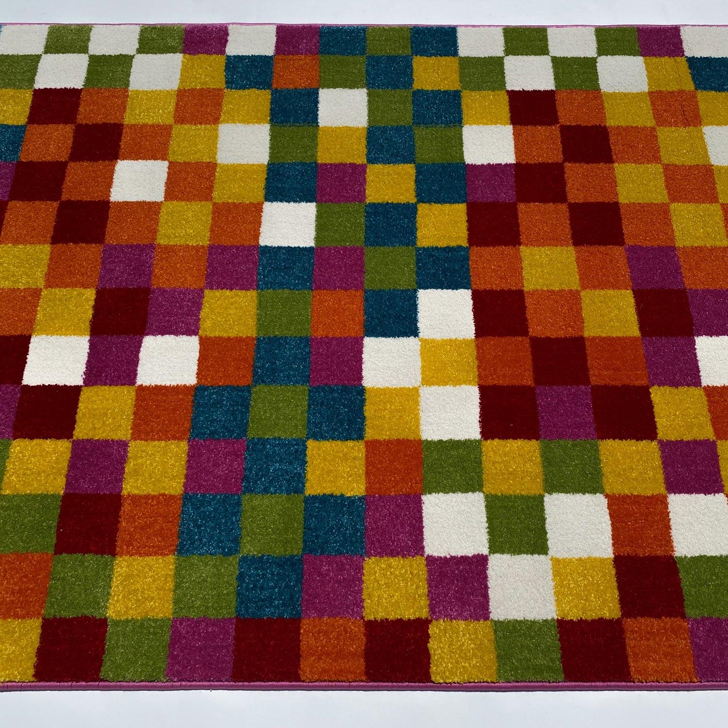 Geometrik Desenli Makine Dokuma Halı