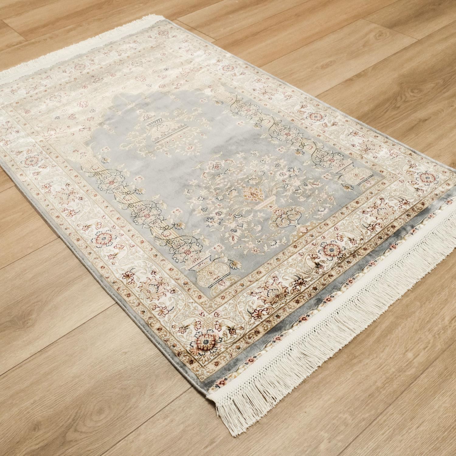 Mihrap Tasarım Gri Halı Seccade