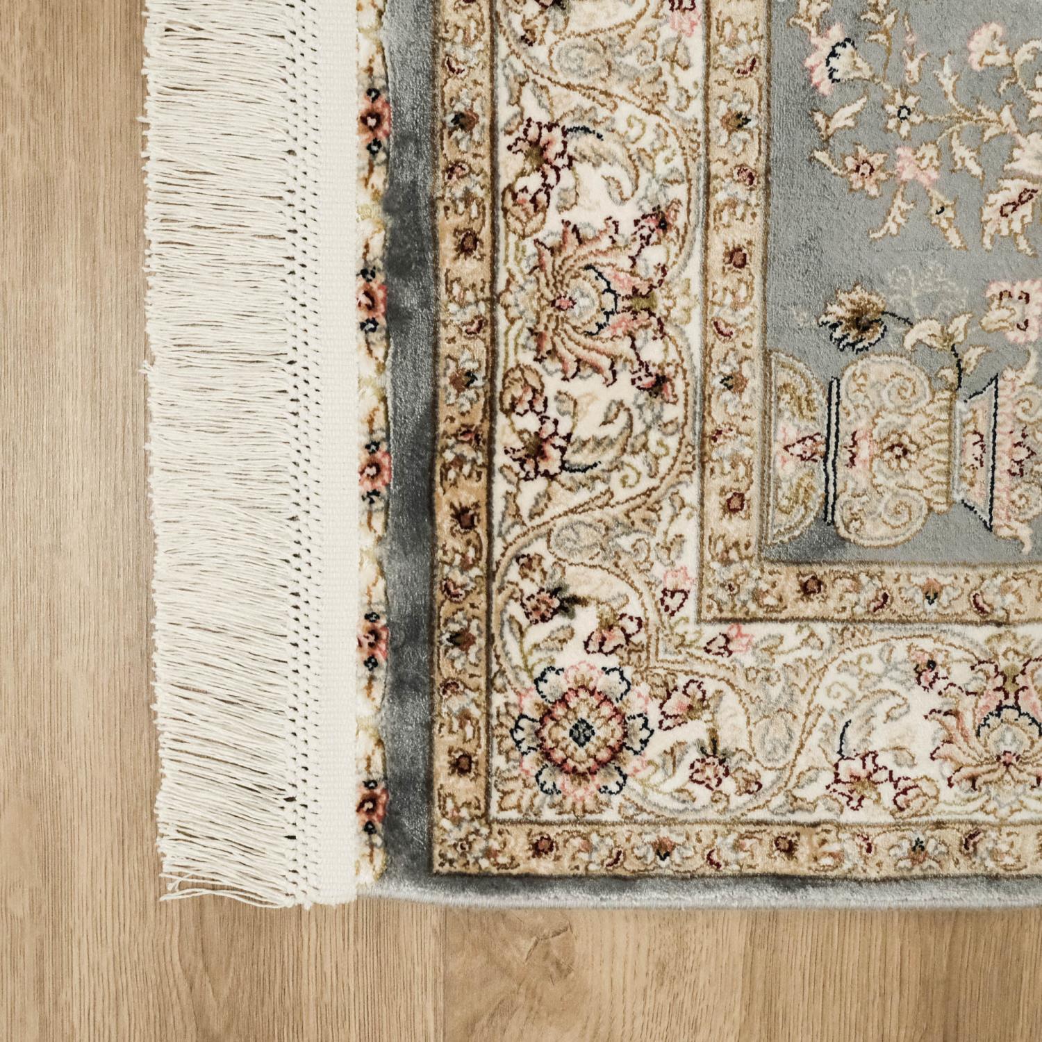 Mihrap Tasarım Gri Halı Seccade