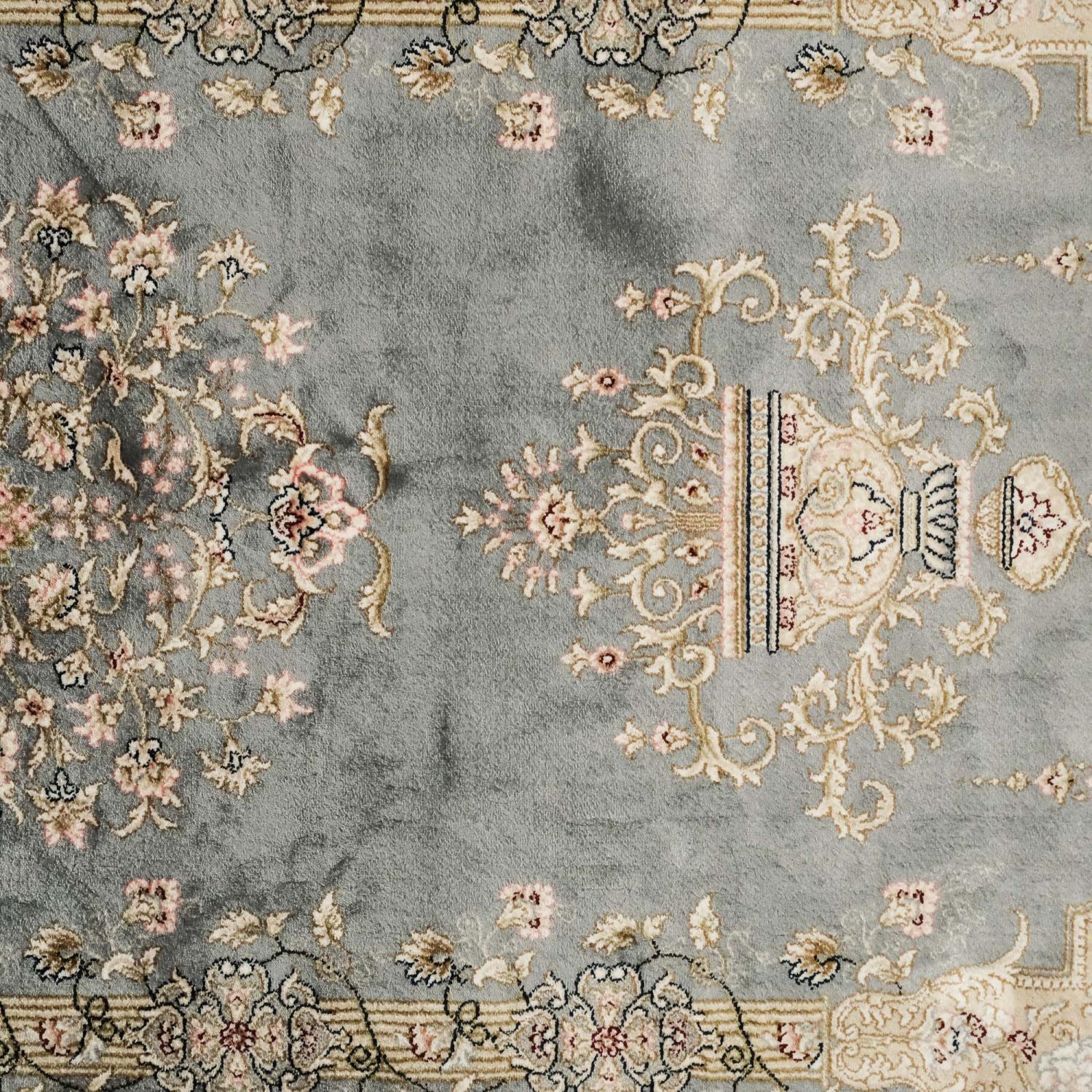 Mihrap Tasarım Gri Halı Seccade