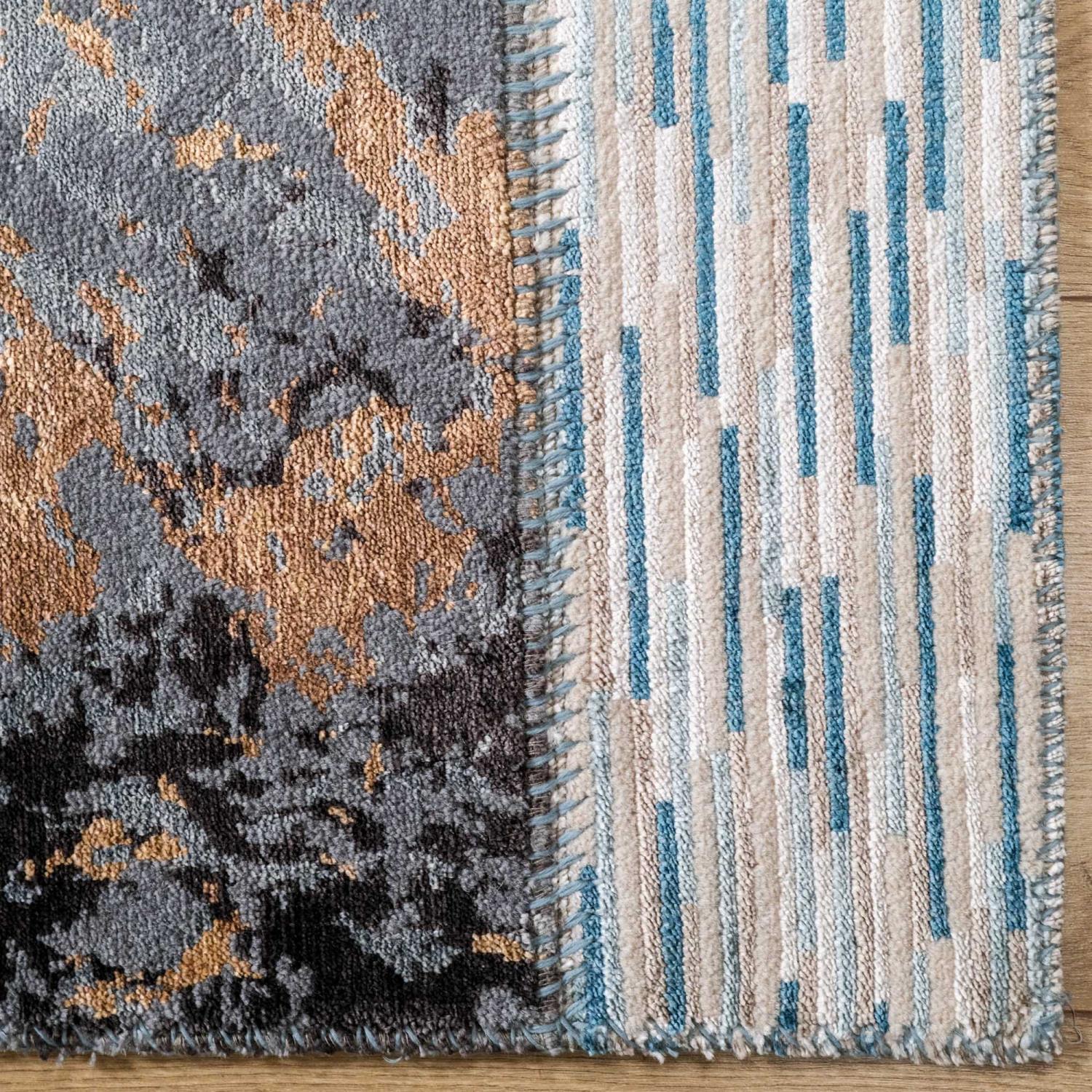 Patchwork Desenli Makine Dokuma Halı