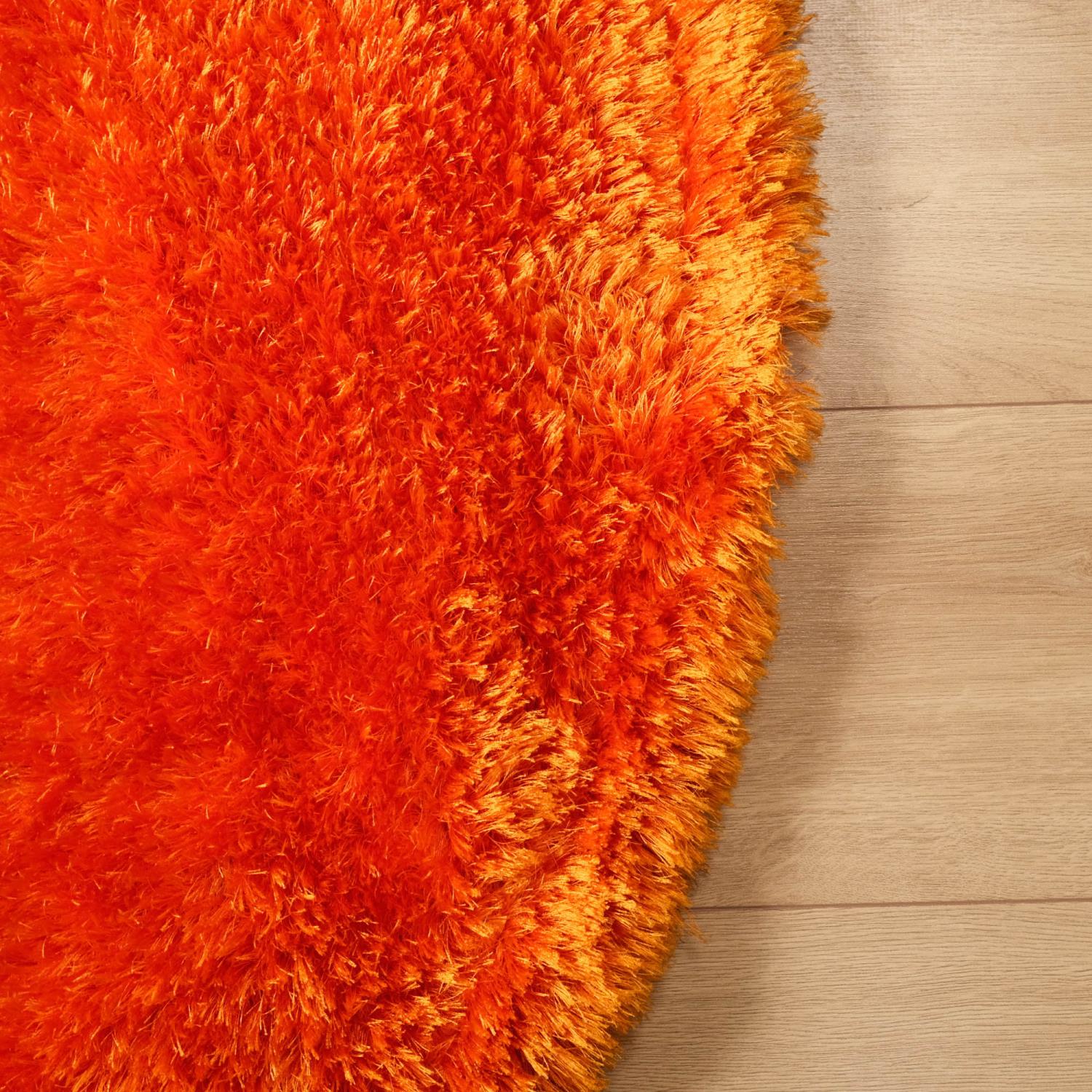 Shaggy Series Simple Patterned Hand-Woven Carpet