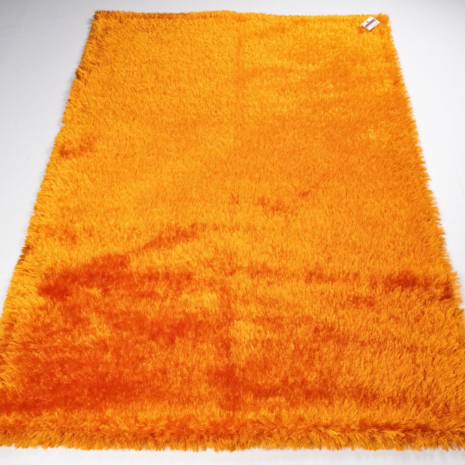 Shaggy Series Simple Patterned Hand-Woven Carpet