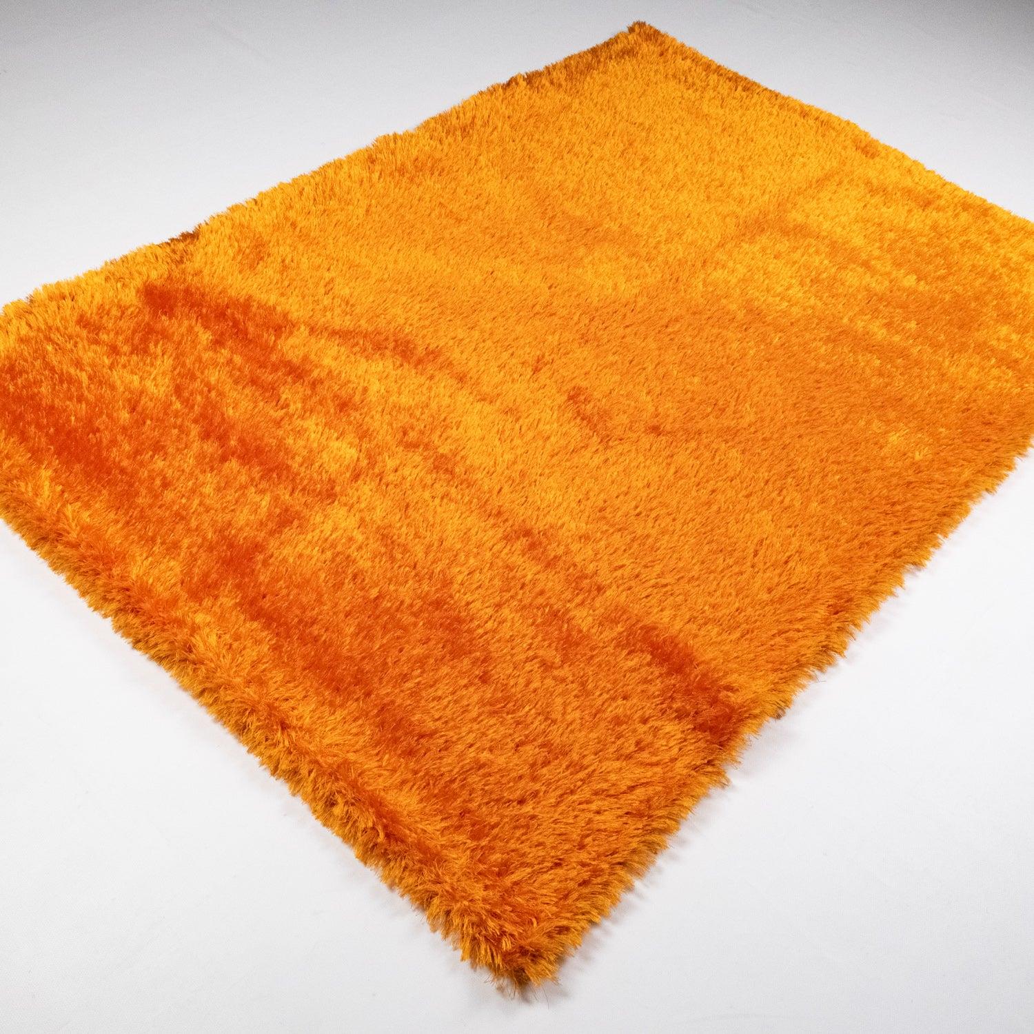 Shaggy Series Simple Patterned Hand-Woven Carpet