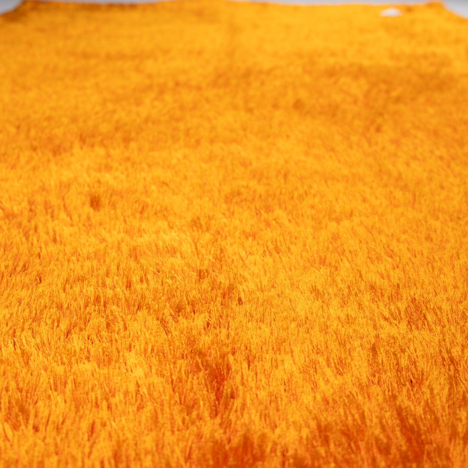 Shaggy Series Simple Patterned Hand-Woven Carpet