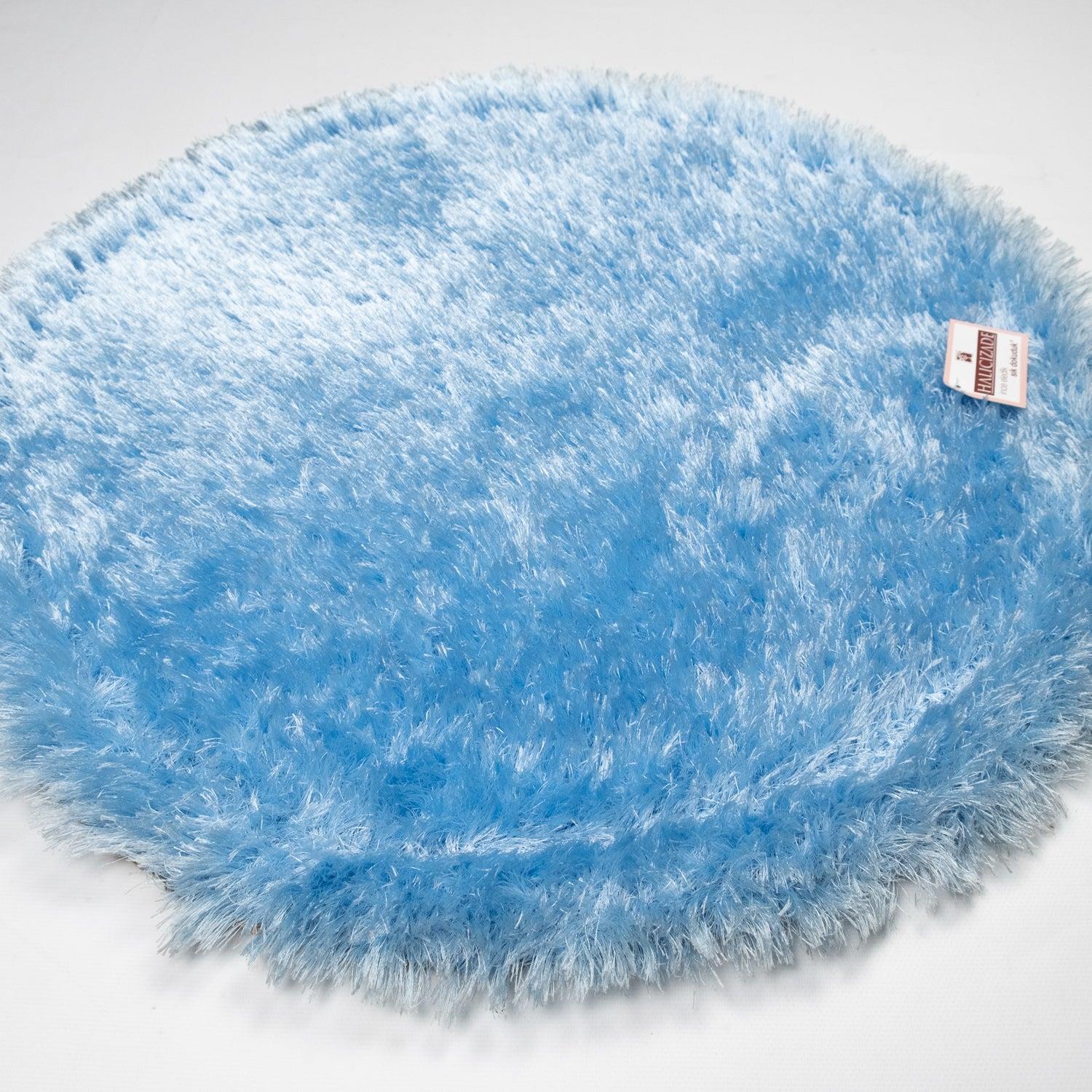 Shaggy Serisi Sade Desenli El Dokuma Halı