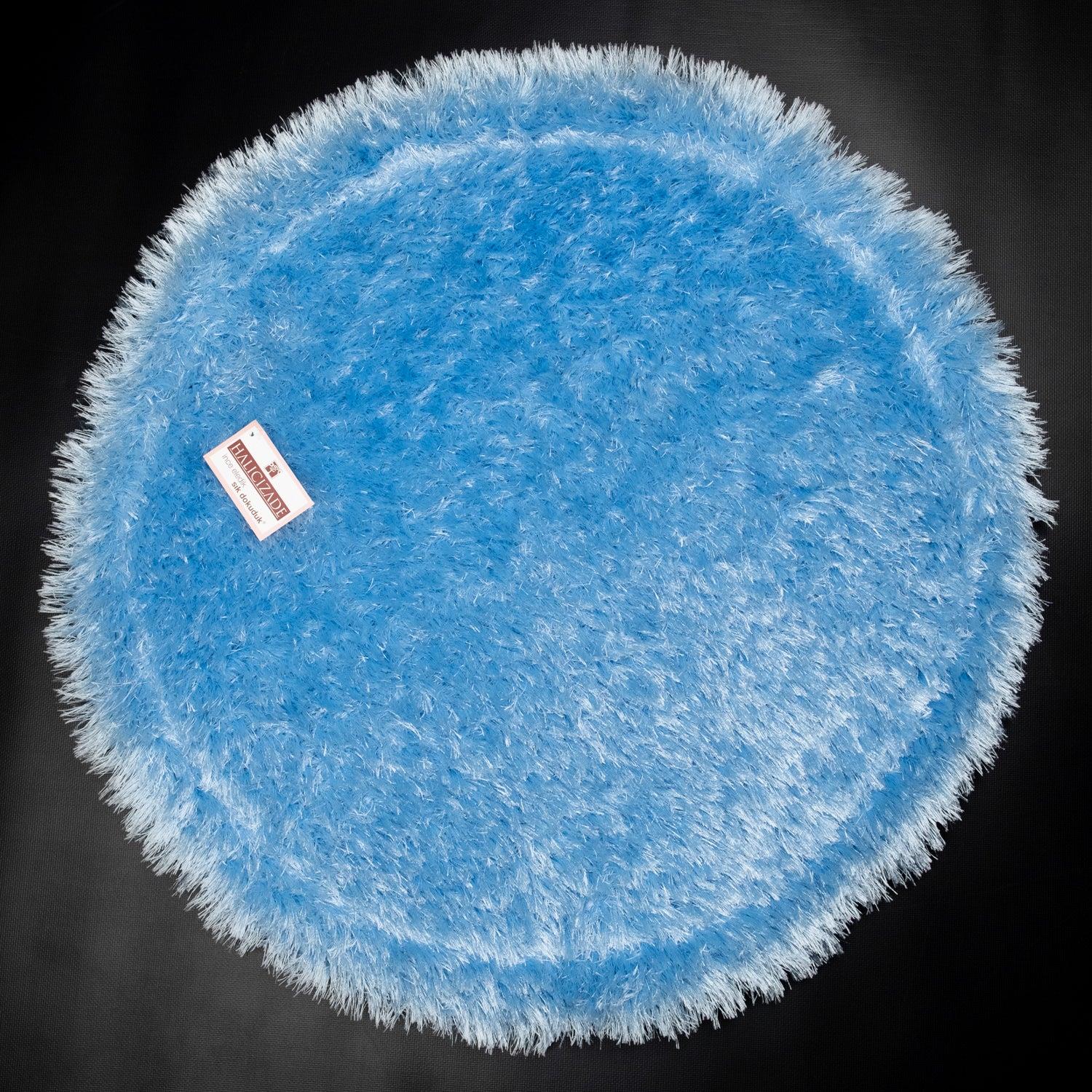 Shaggy Serisi Sade Desenli El Dokuma Halı