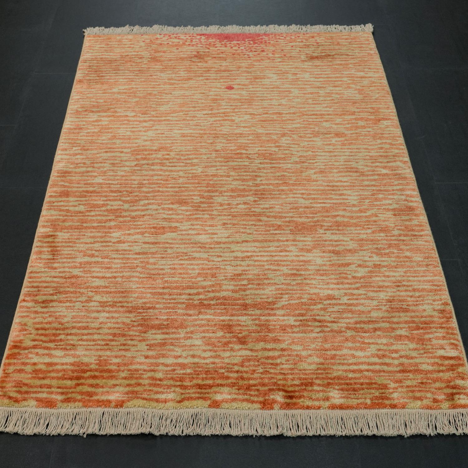 Tencel Terra Loom Woven Prayer Rug Side by Side