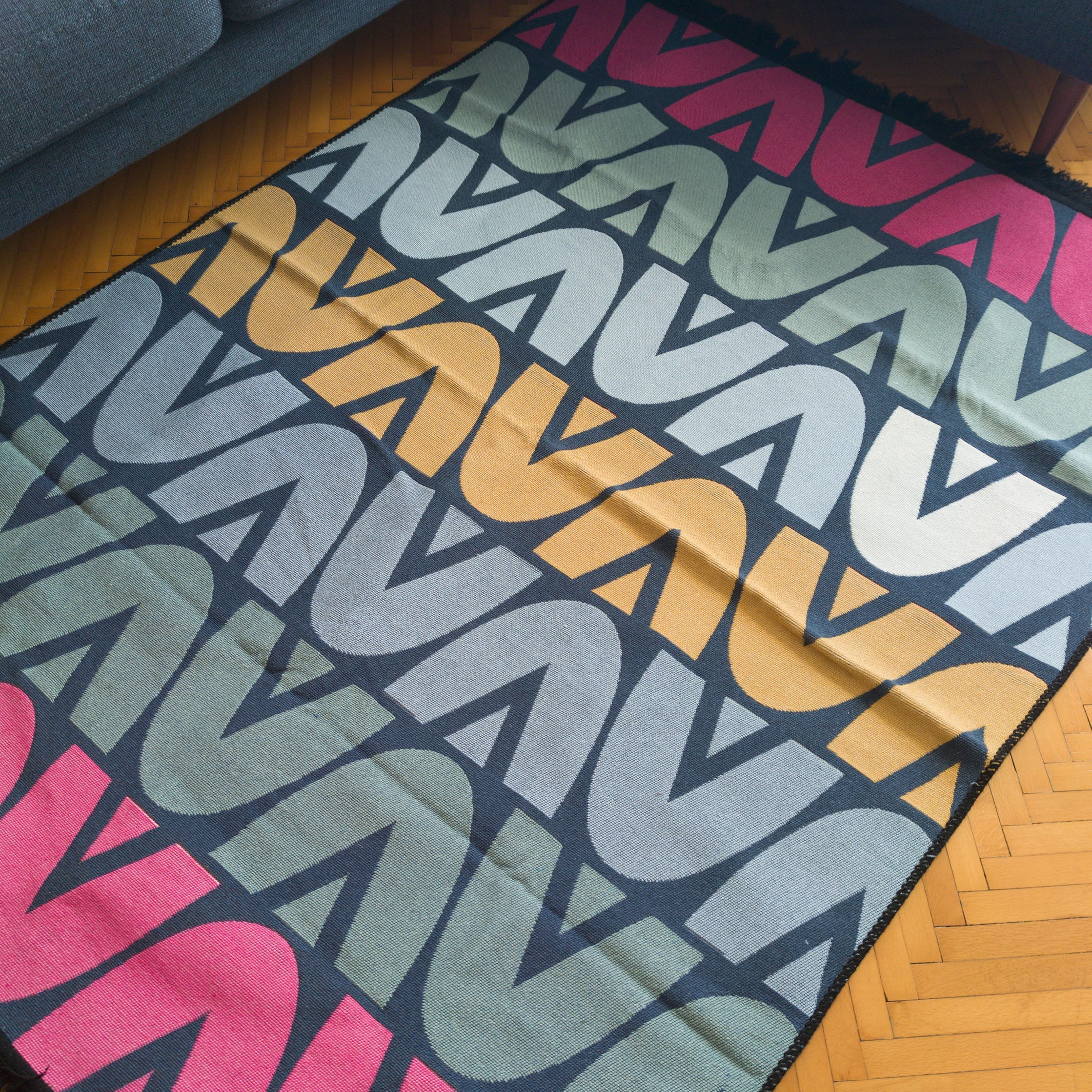 Studio Potato Flip Geri Dönüşüm Yıkanabilir Kilim