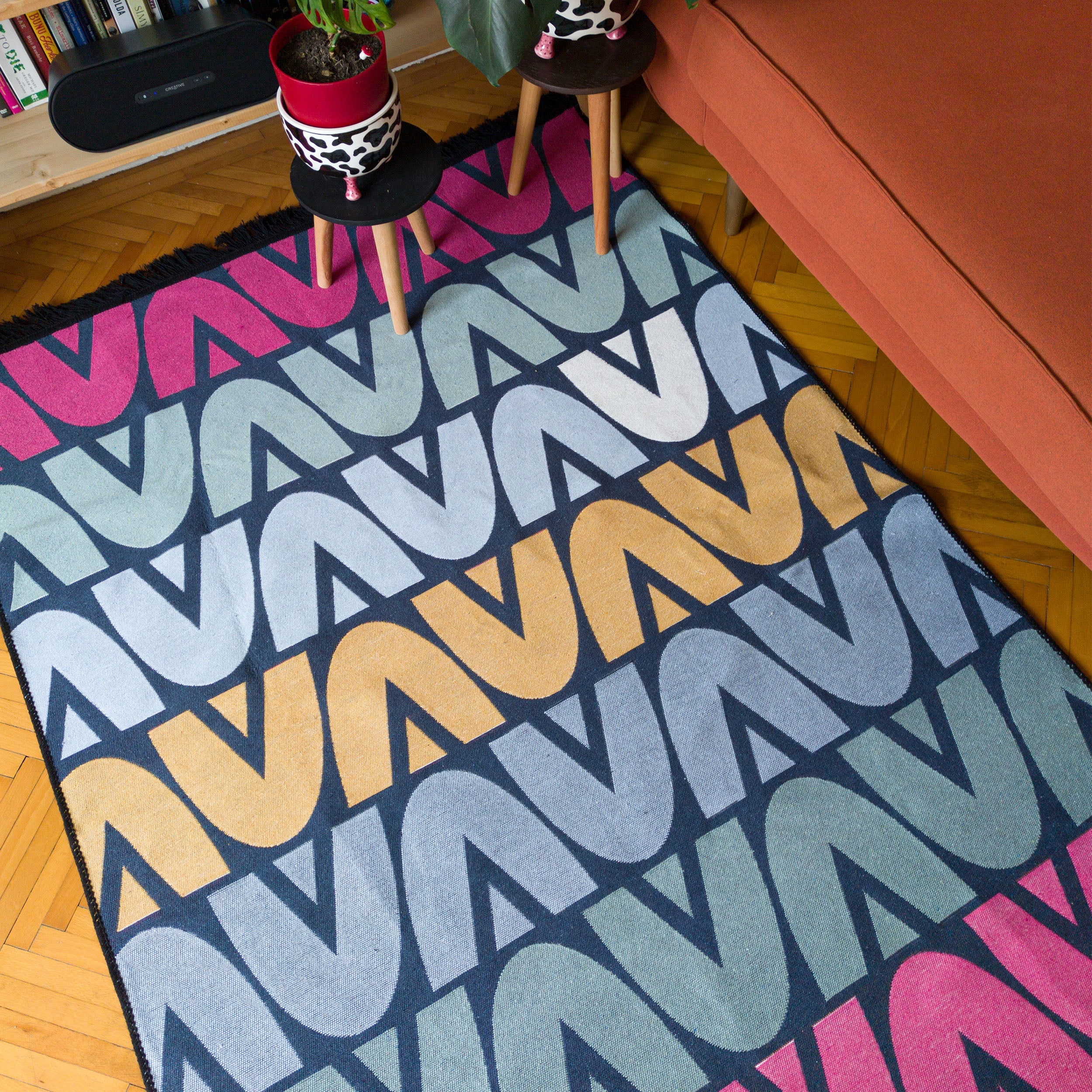 Studio Potato Flip Geri Dönüşüm Yıkanabilir Kilim