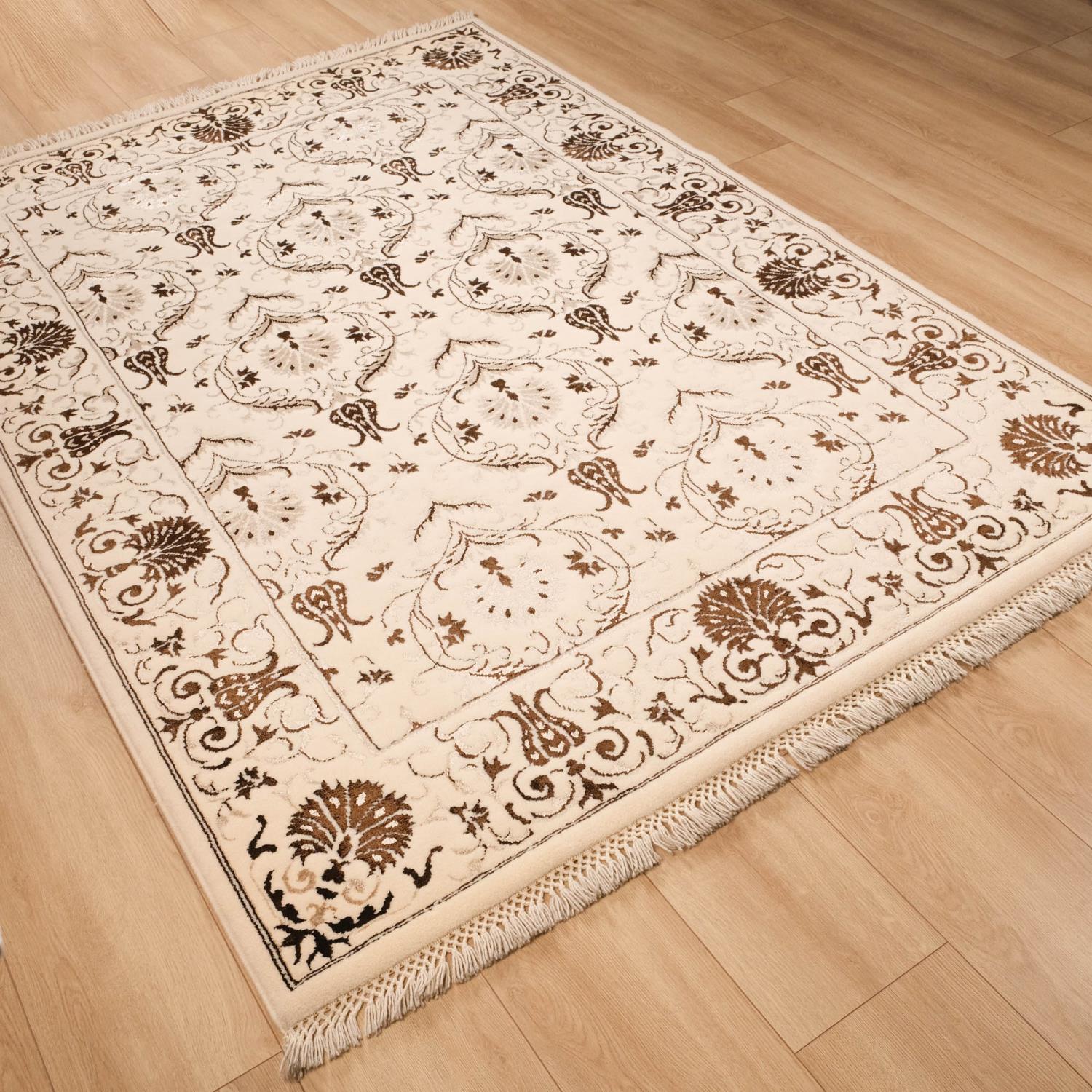 Çiçek Desenli Makine Dokuma Halı