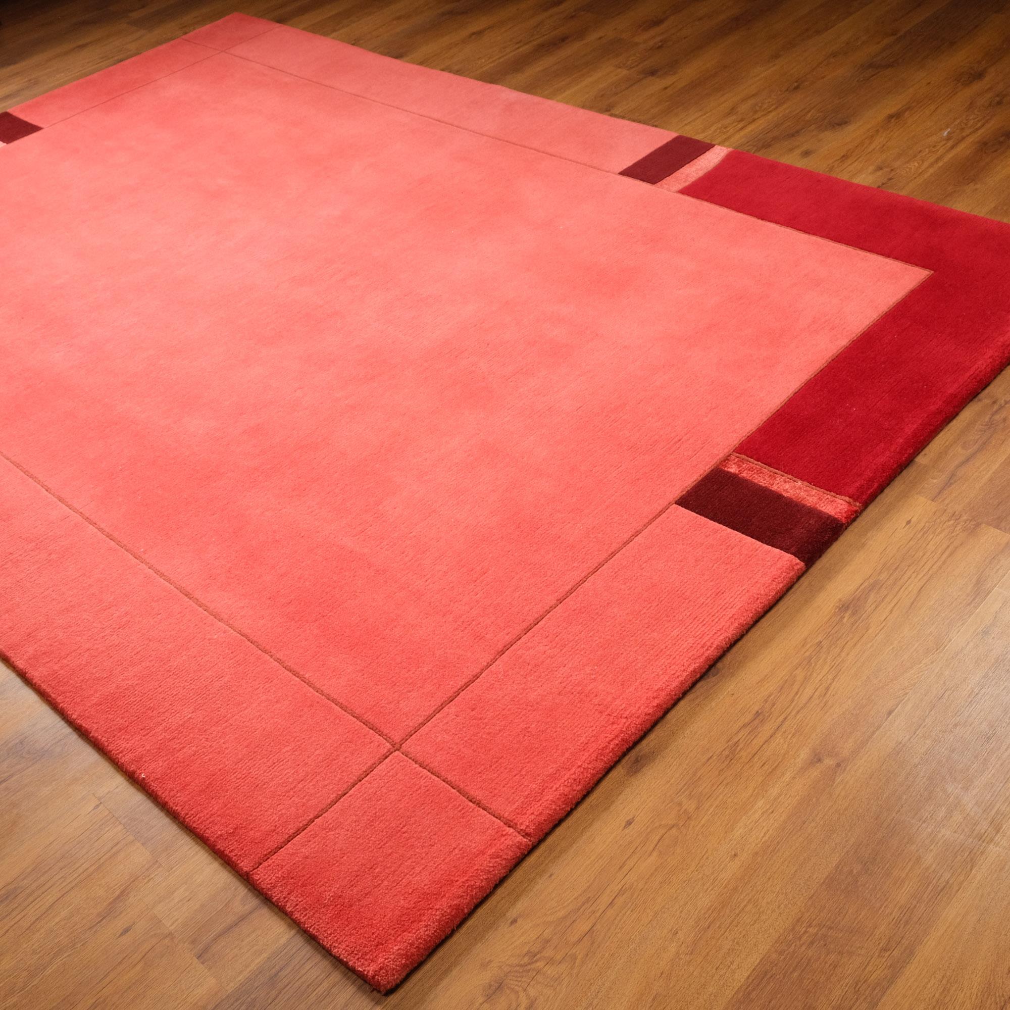 Geometric Patterned Hand Woven Carpet