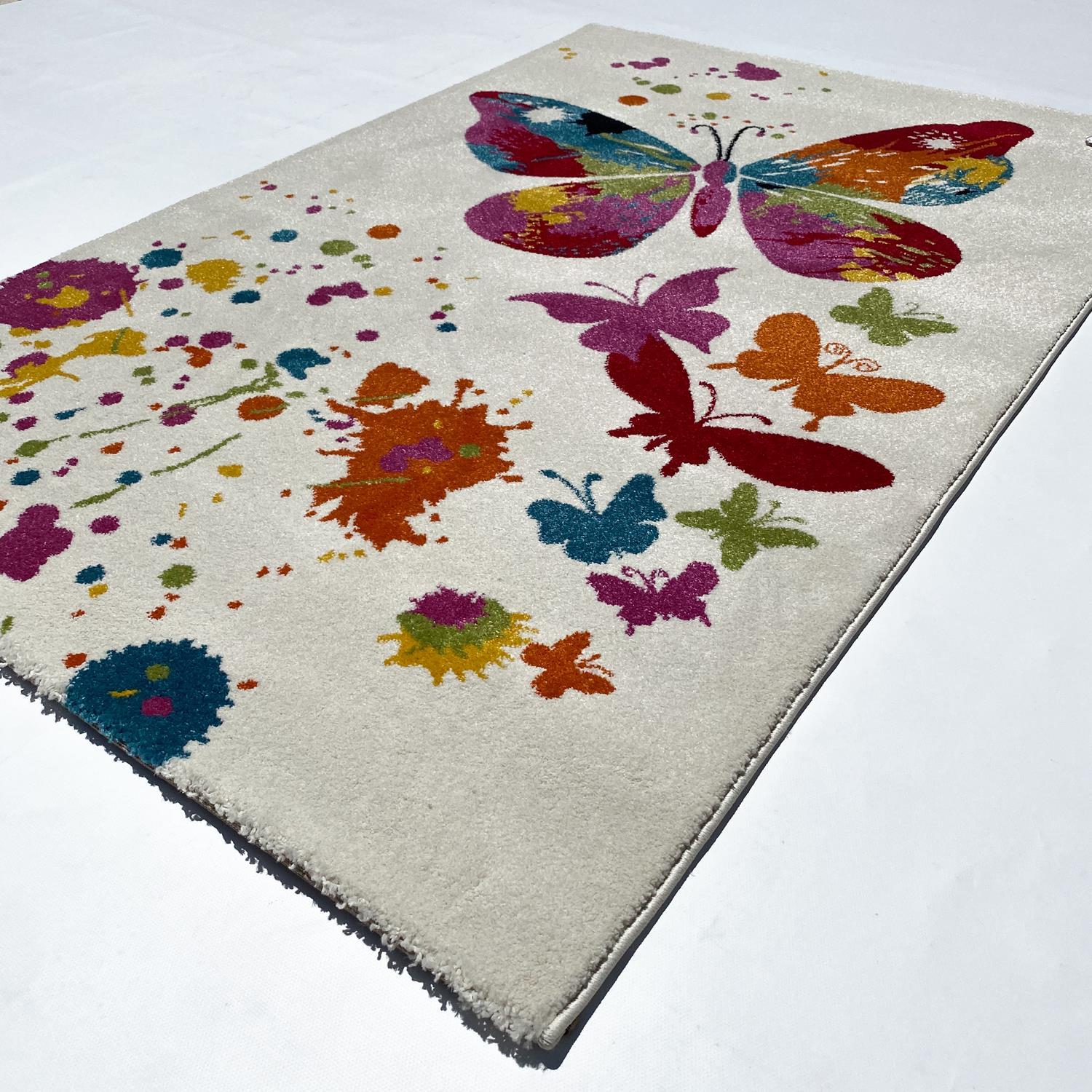 Abstract Patterned Machine Woven Carpet