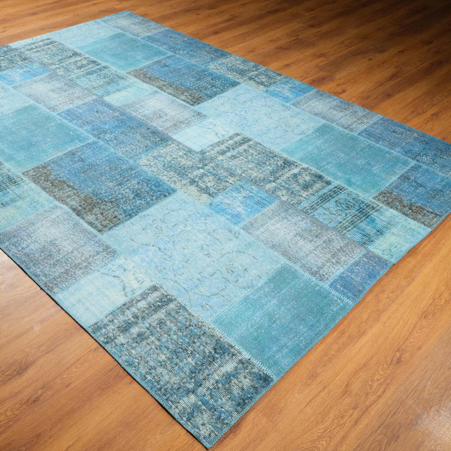 Patchwork Desenli Dijital Baskı Halı