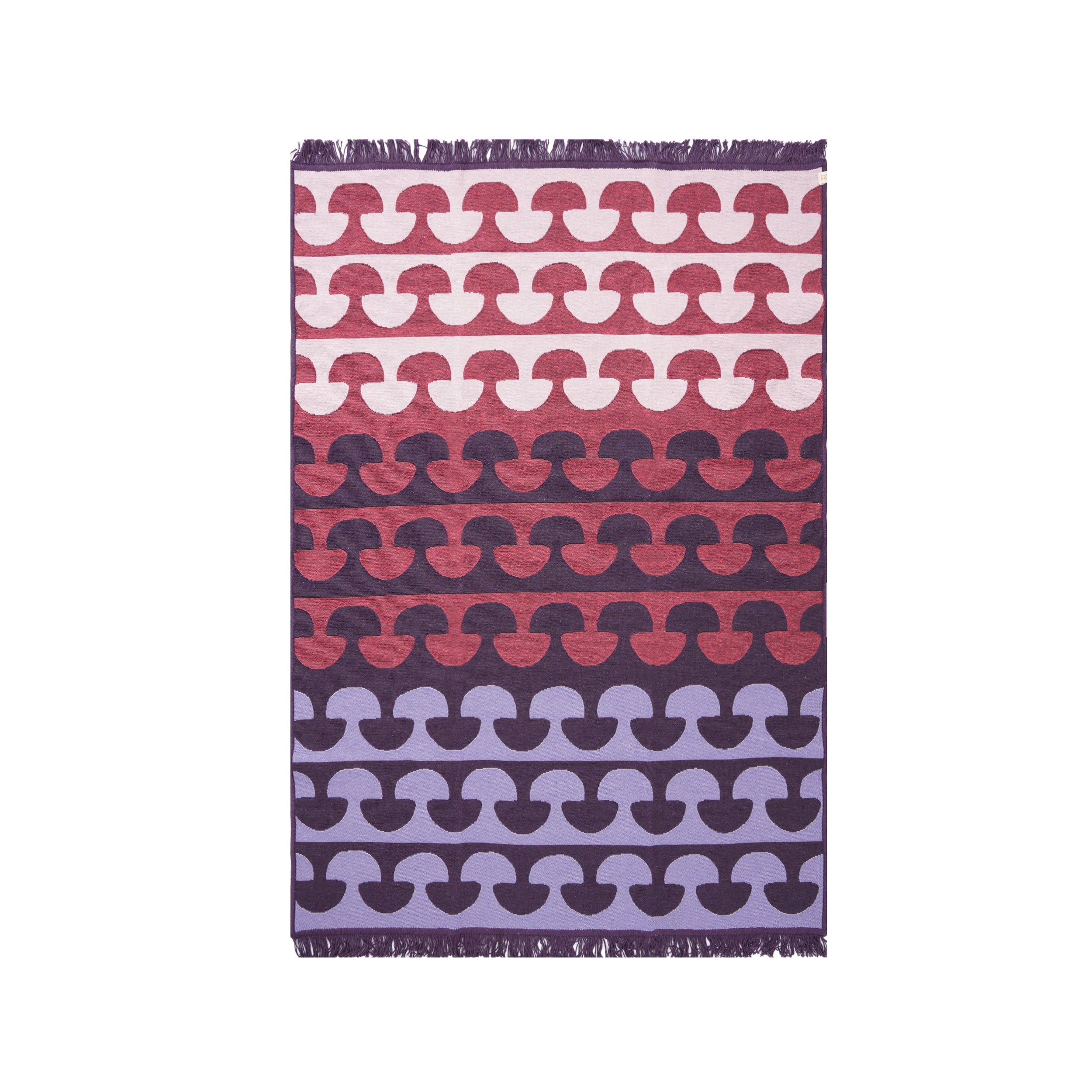 Studio Potato Mushroom Pink Çift Taraflı Kilim