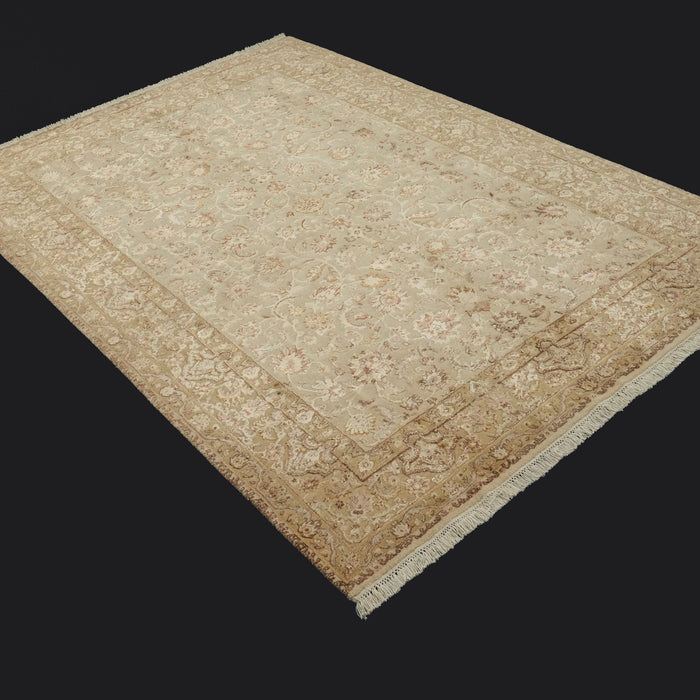 Ahteran Serisi El Dokuma Uşak Desenli Krem Halı, 180x260 cm — Halıcızade