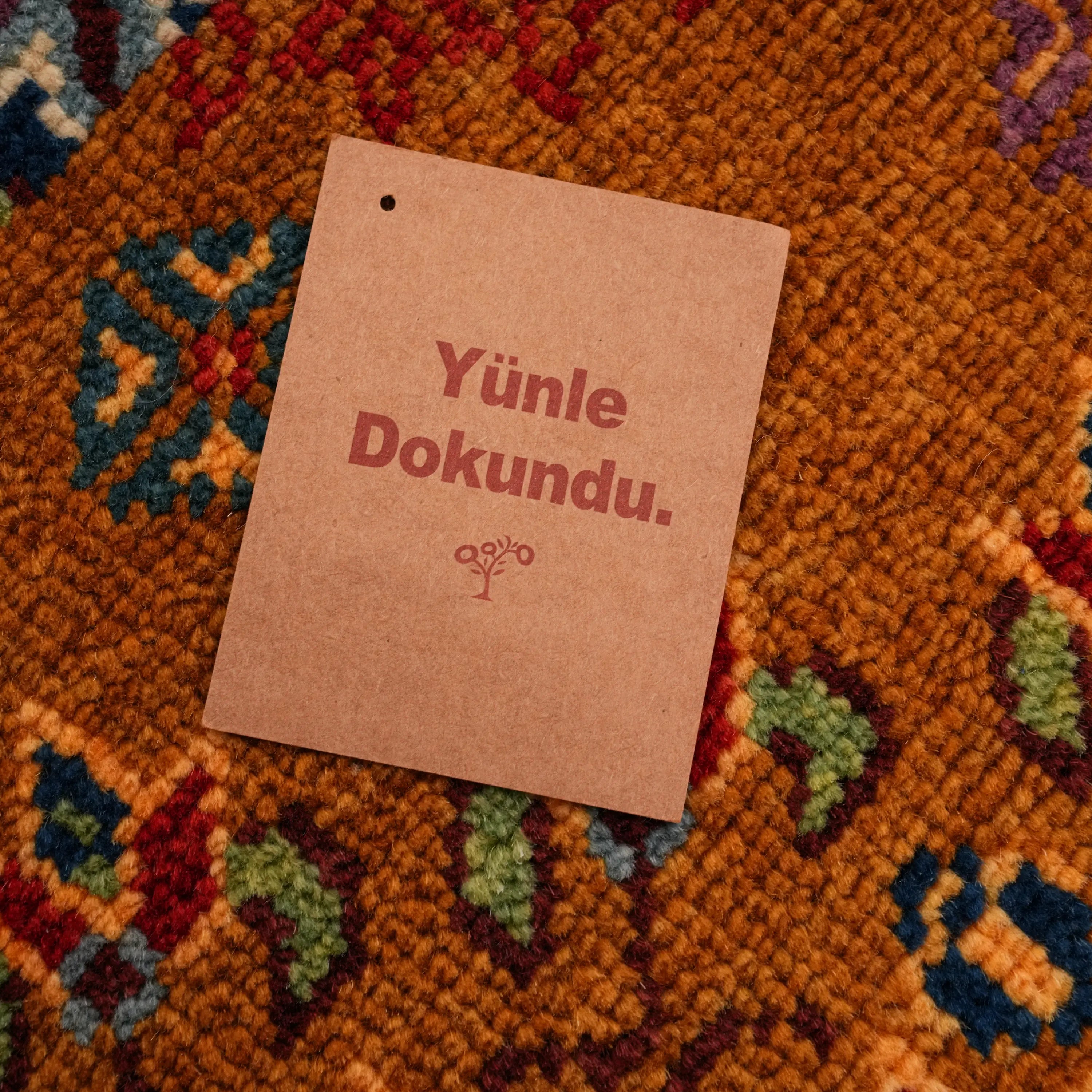 Anadolu Şal Serisi El Dokuma Patchwork Desenli Rengarenk Yün Halı