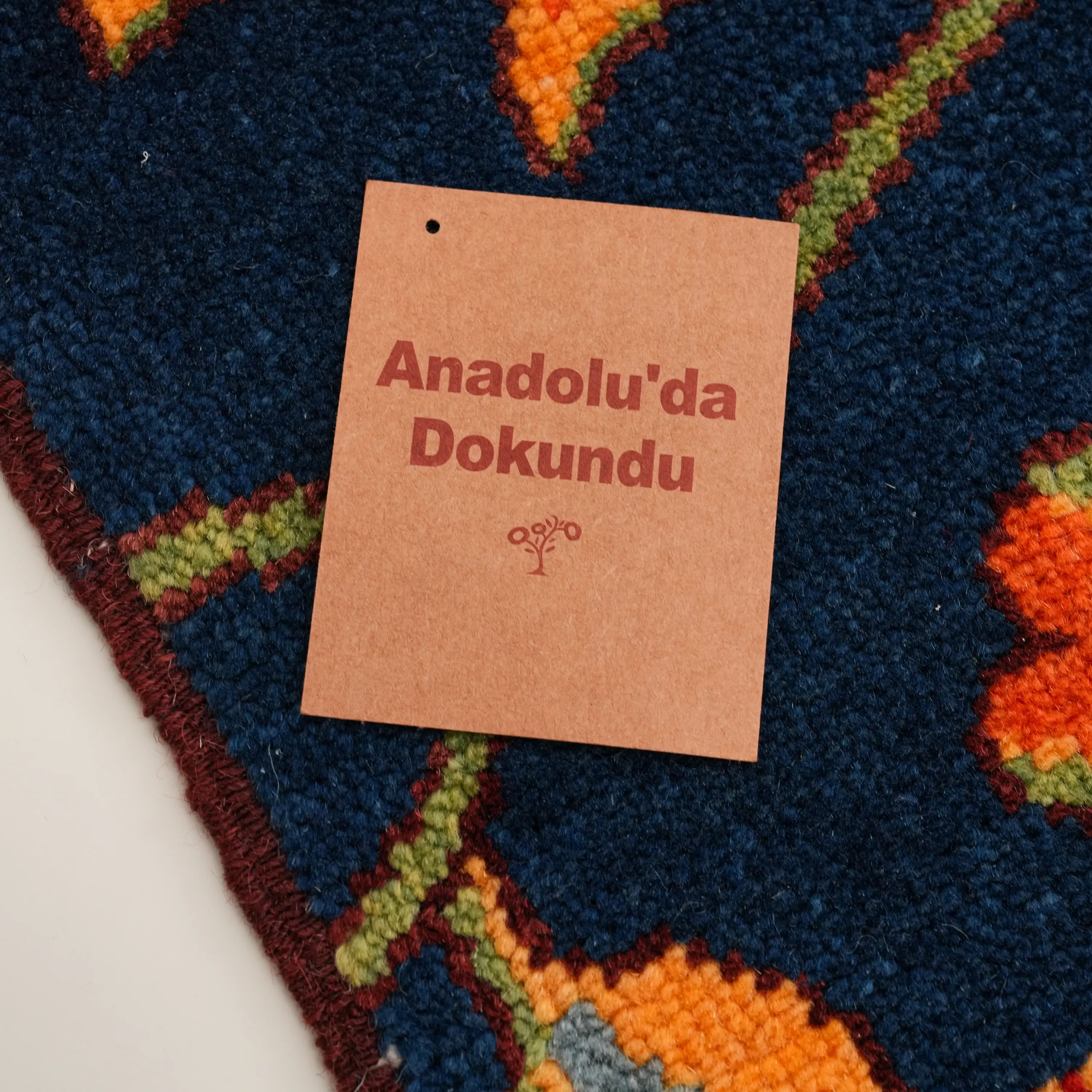 Anadolu Şal Serisi El Dokuma Patchwork Desenli Rengarenk Yün Halı