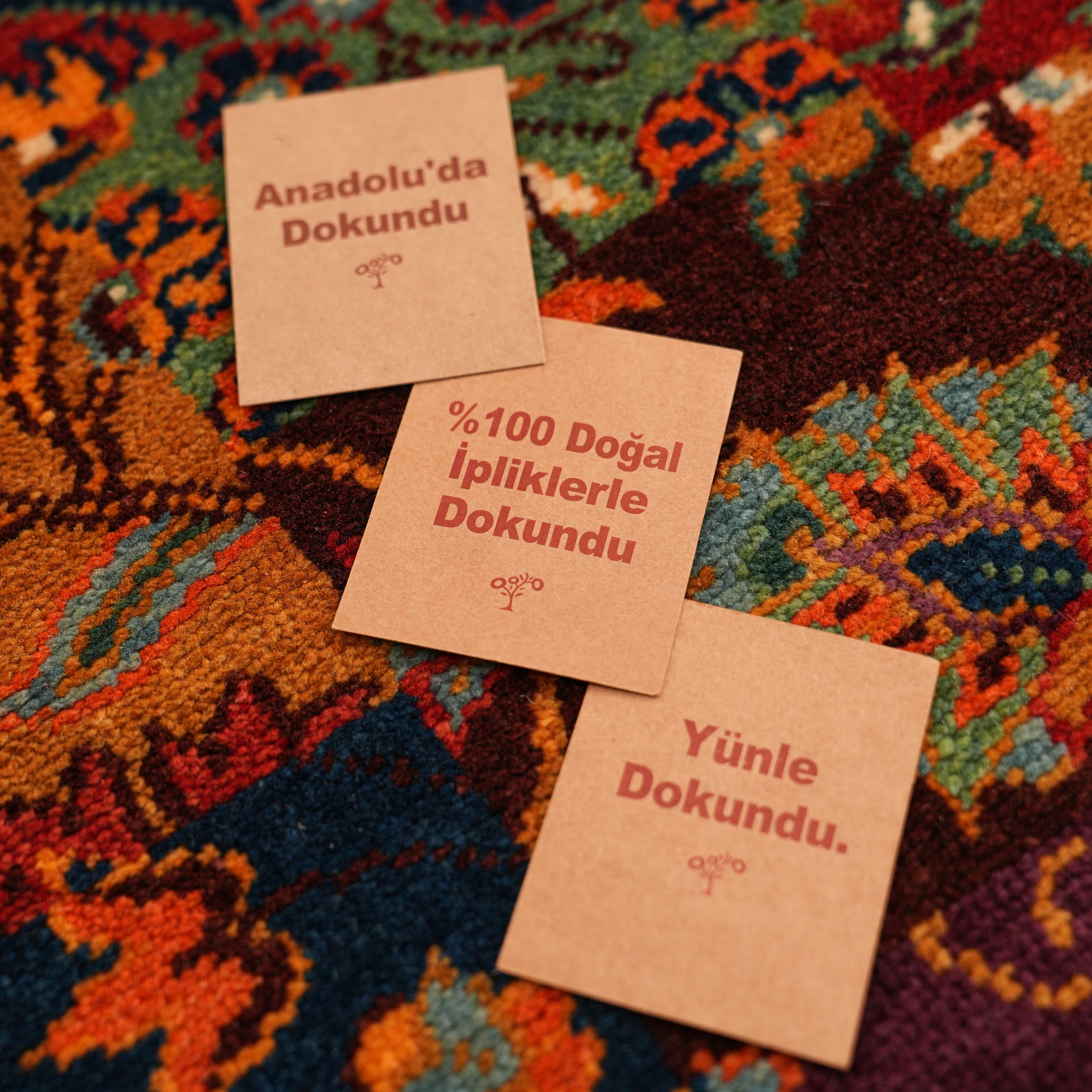 Anadolu Şal Serisi El Dokuma Patchwork Desenli Rengarenk Yün Halı
