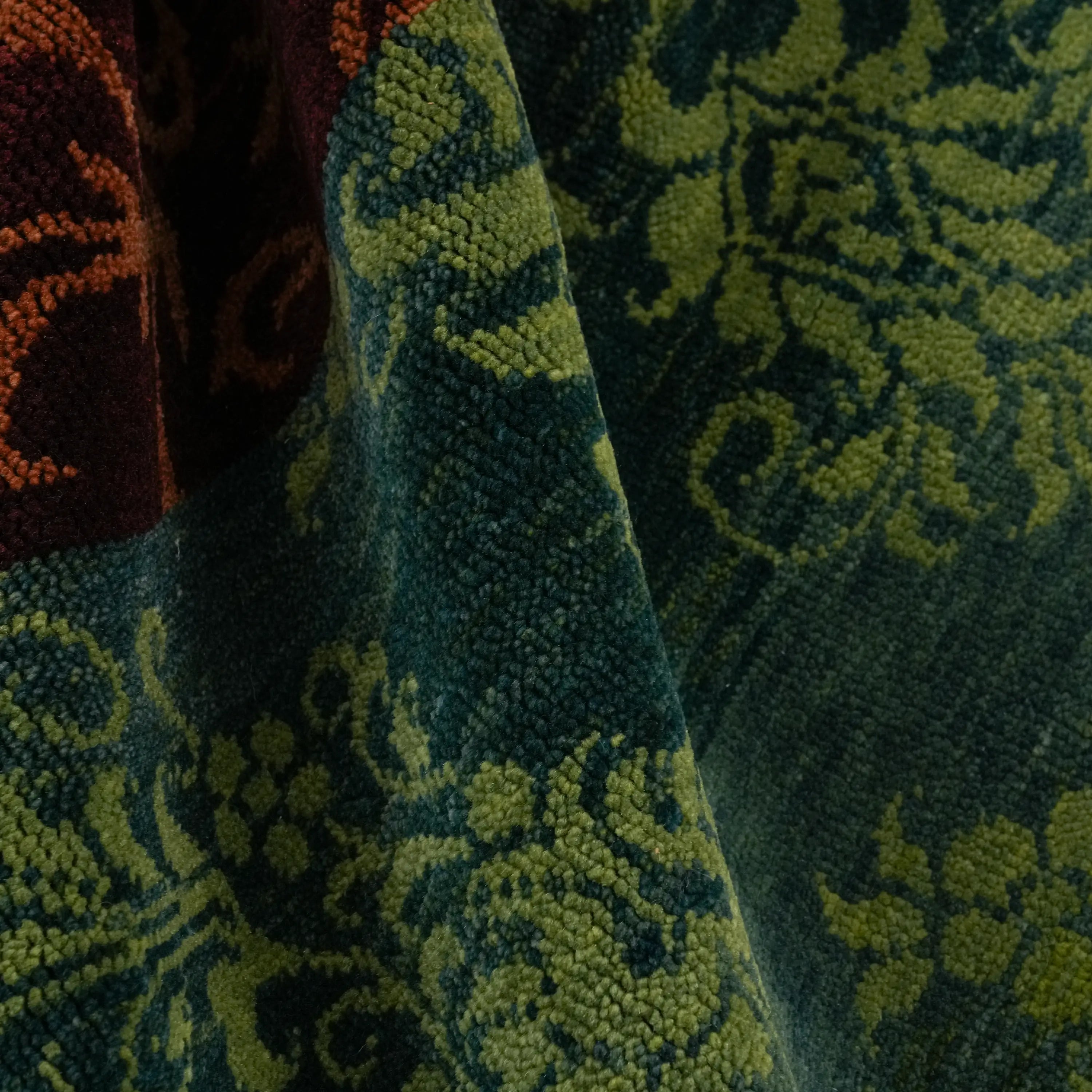 Anadolu Şal Series Handwoven Patchwork Patterned Wool Rug