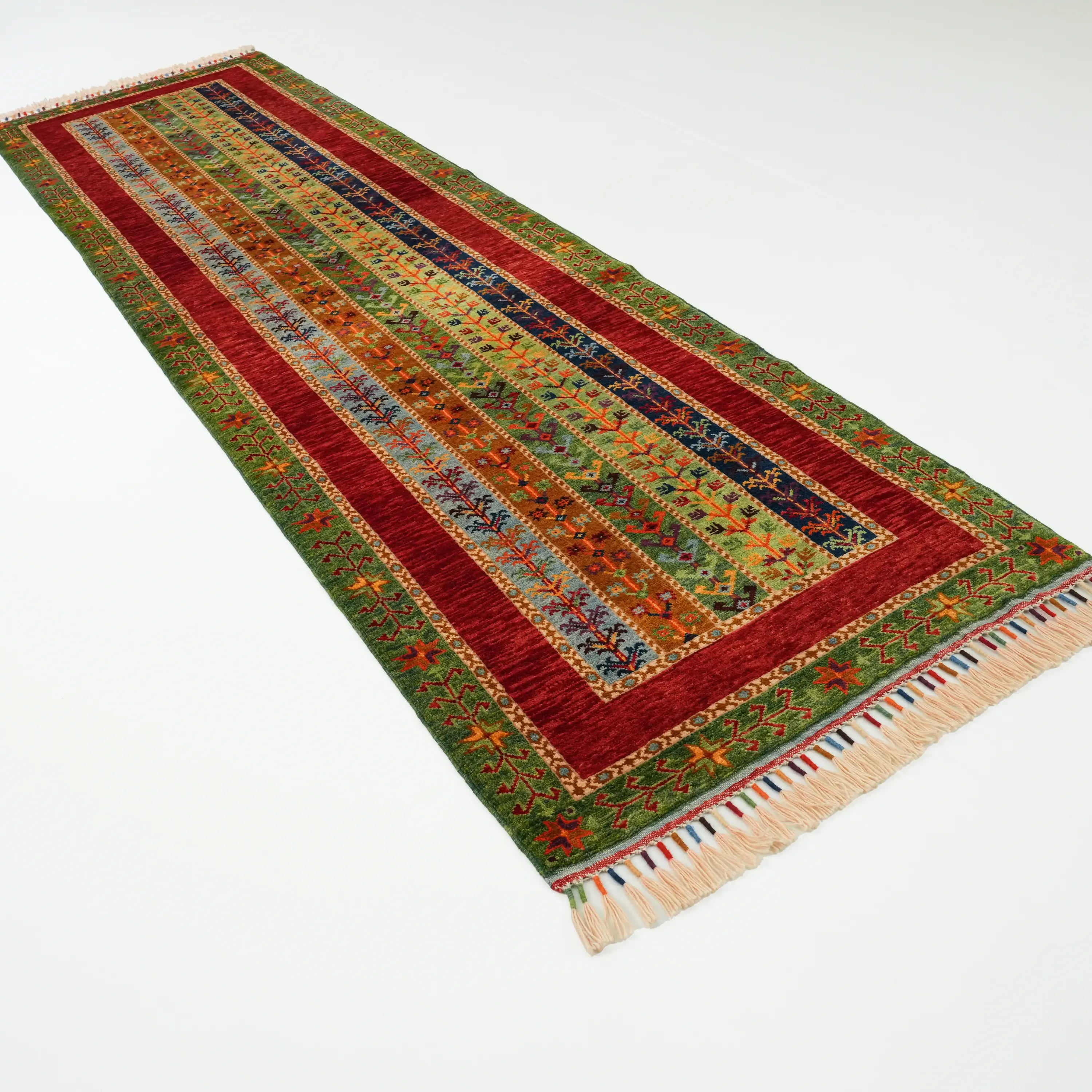 Anadolu Şal Series Handwoven Sivas Zara Patterned Wool Rug