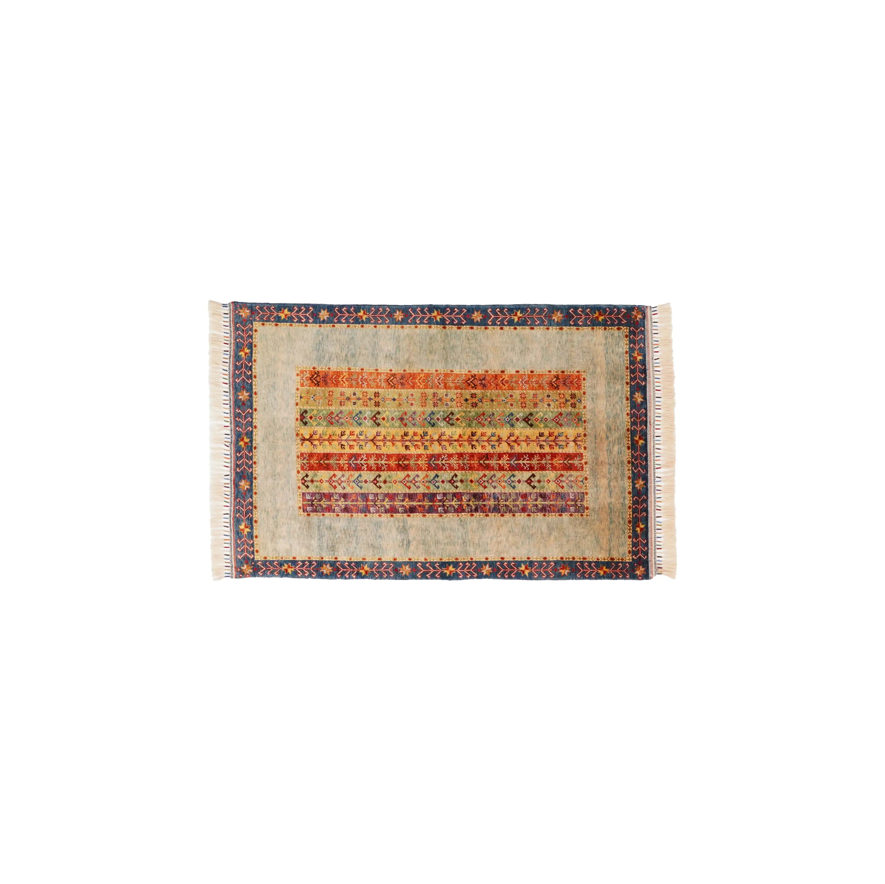 Anadolu Şal Series Sivas Zara Patterned Handwoven Wool Rug