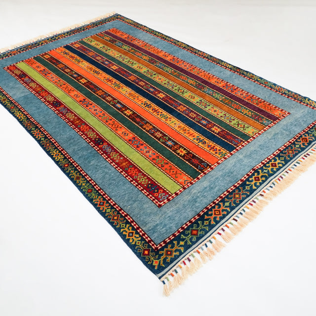 Anadolu Şal Serisi Sivas Zara Desenli El Dokuma Yün Halı, rengarenk, 169x254 – 172x264 cm — Halıcızade