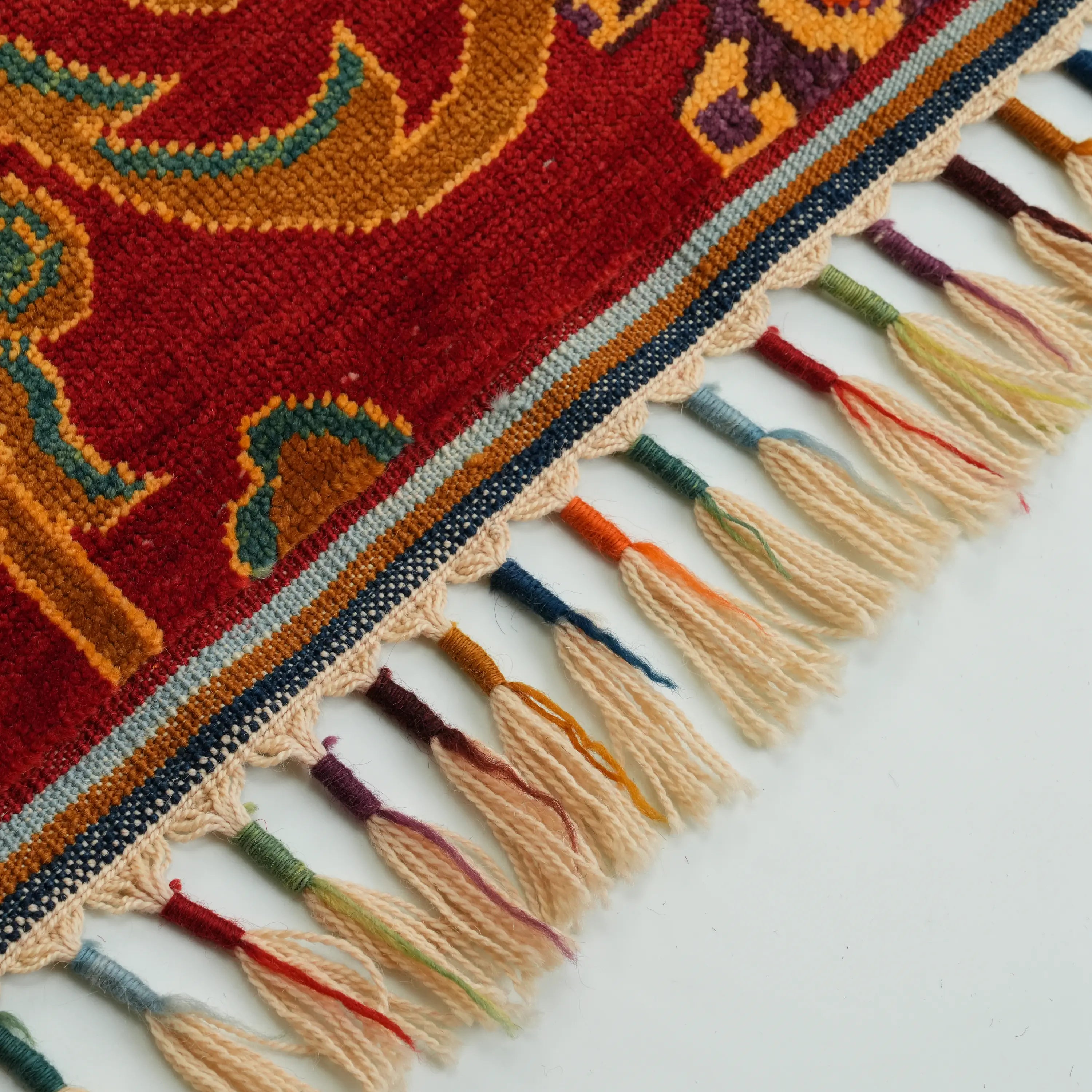 Anadolu Şal Series Wool Handwoven Patchwork Patterned Rug