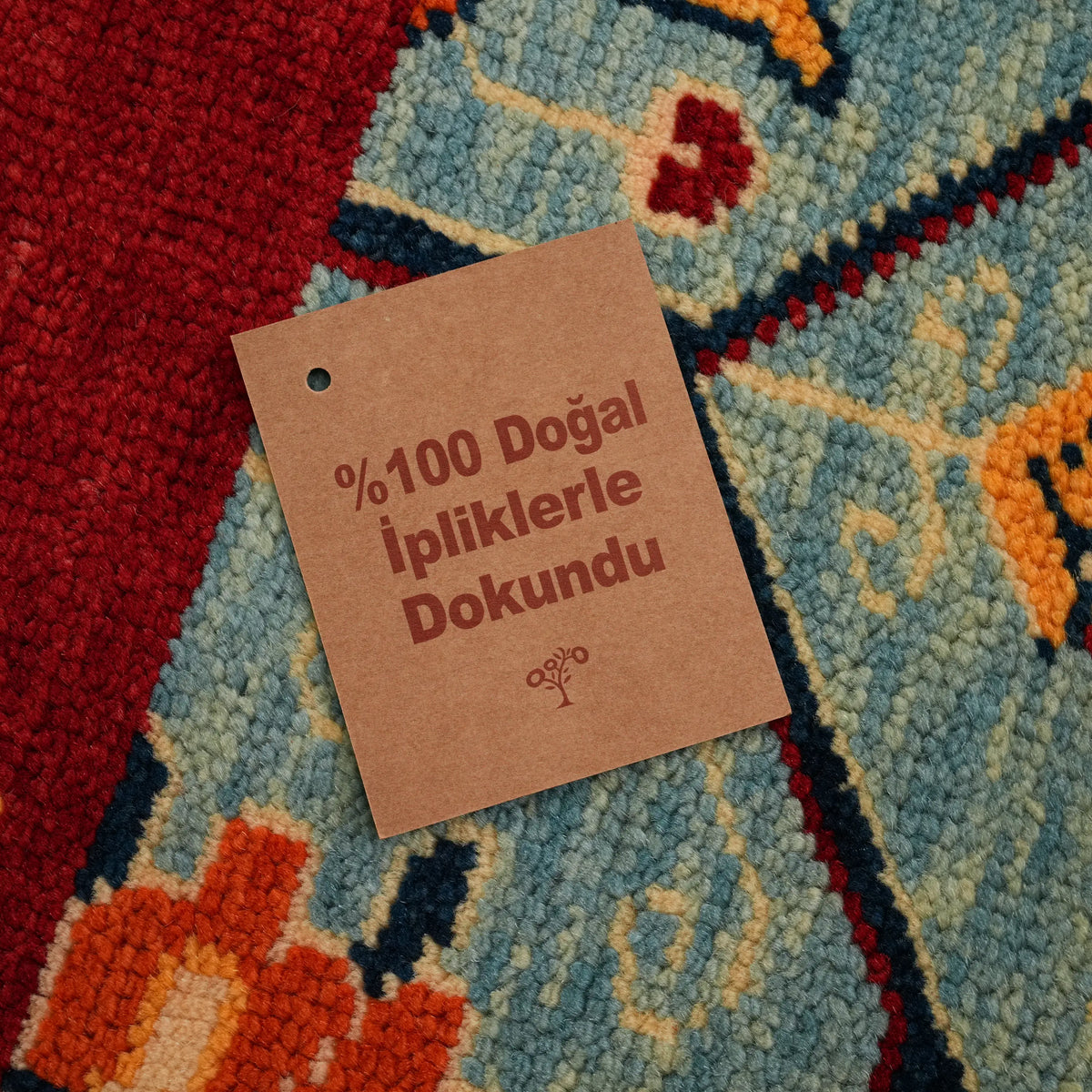 Anadolu Şal Serisi Yün El Dokuma Patchwork Desenli Halı