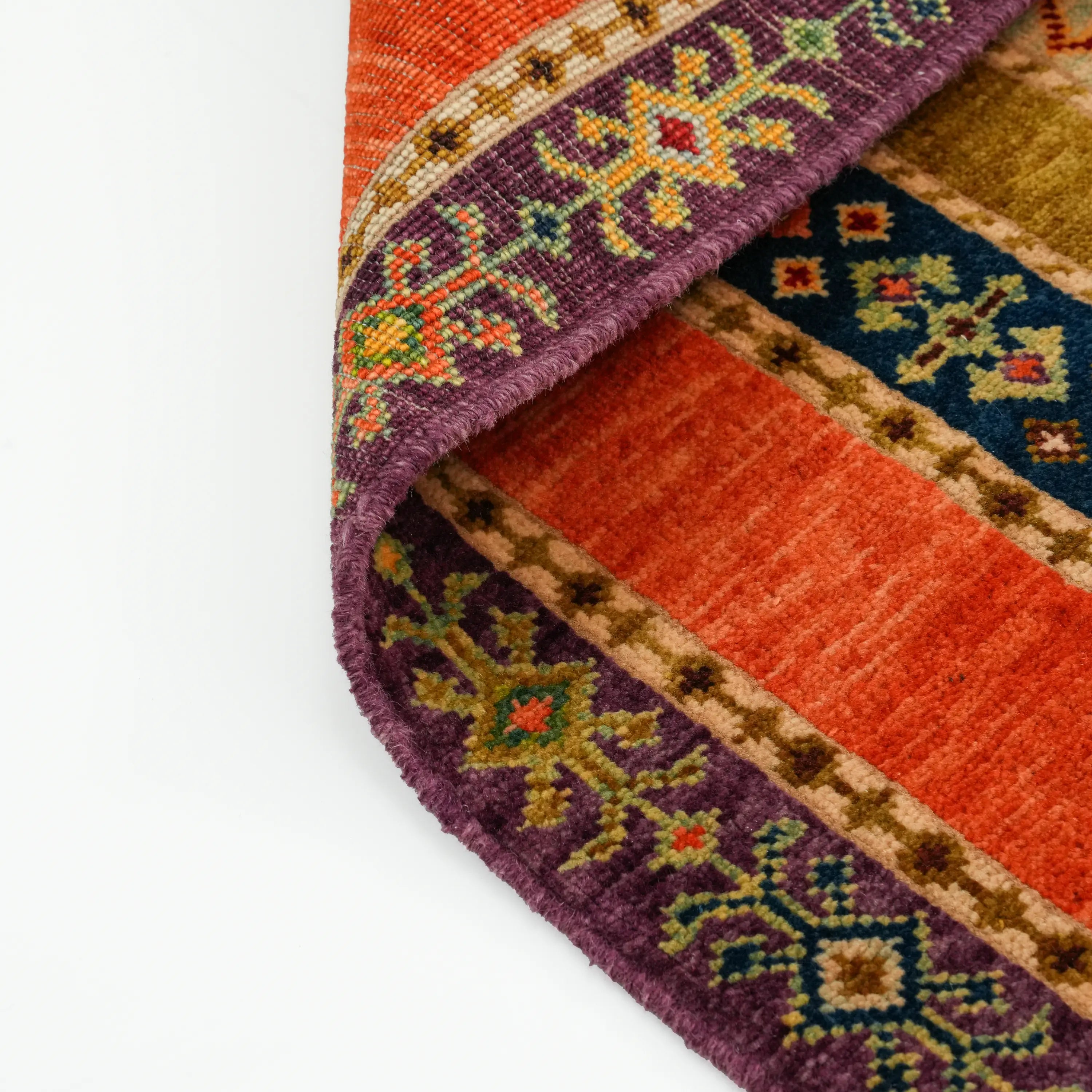 Anadolu Şal Series Wool Handwoven Sivas Zara Patterned Rug