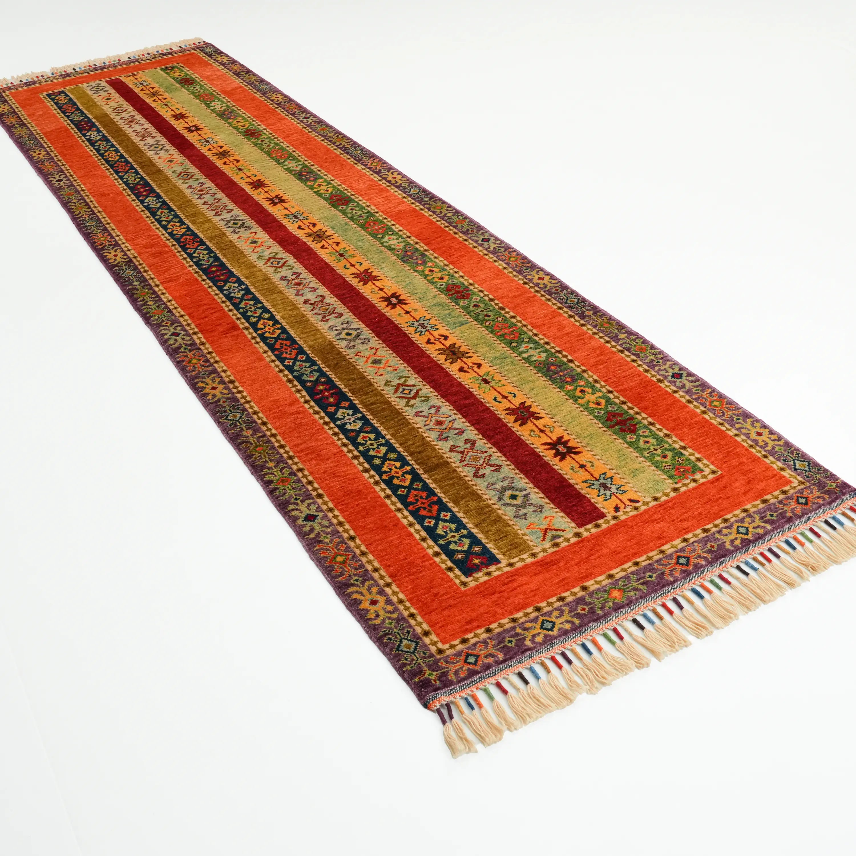 Anadolu Şal Series Wool Handwoven Sivas Zara Patterned Rug