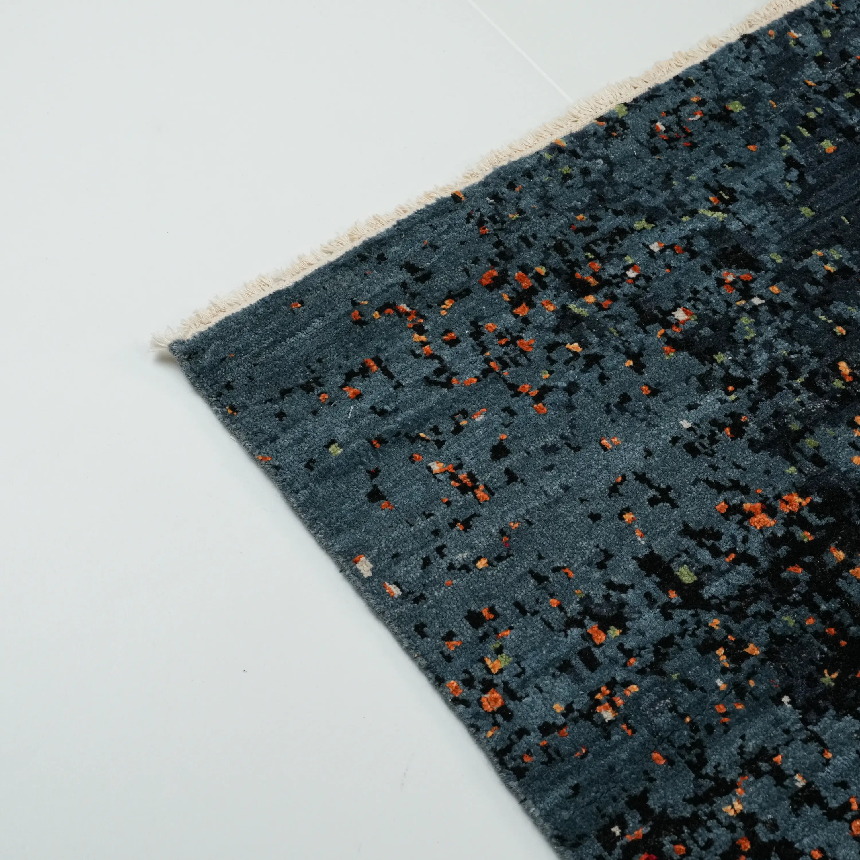 Aren Series Handwoven Abstract Pattern Colorful Wool Rug