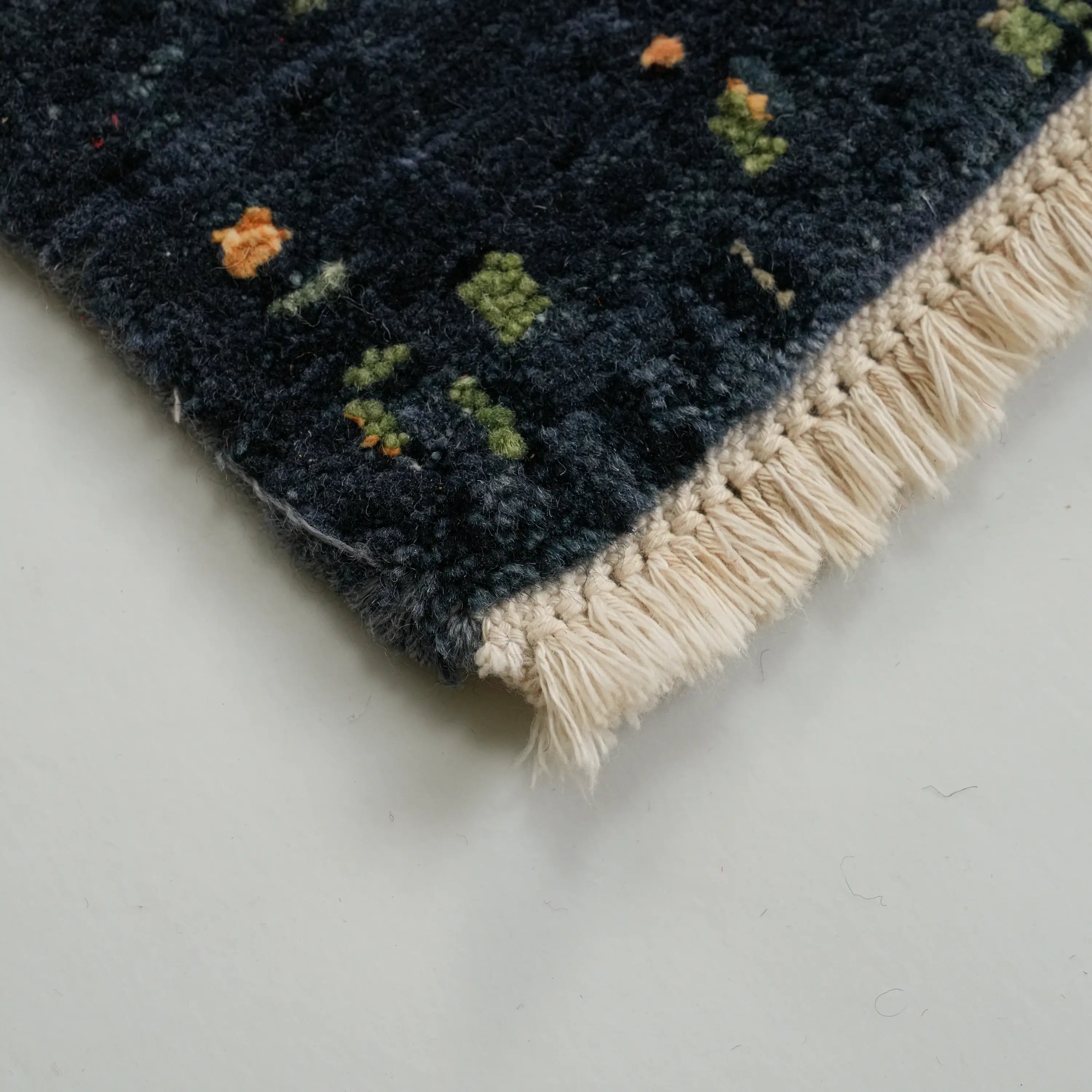 Aren Series Handwoven Abstract Pattern Colorful Wool Rug