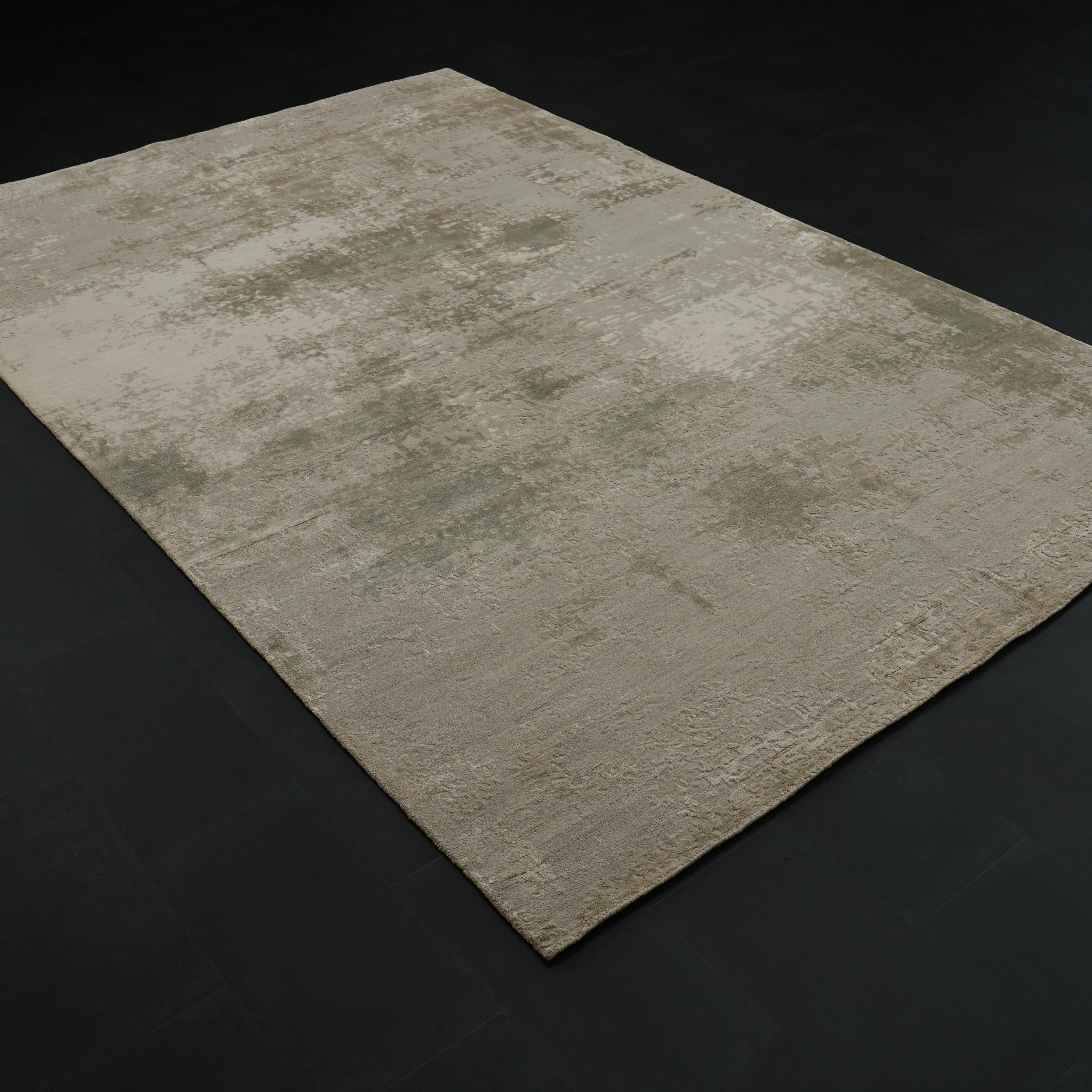 Aren Serisi El Dokuma Soyut Desenli Vizon Yün Halı