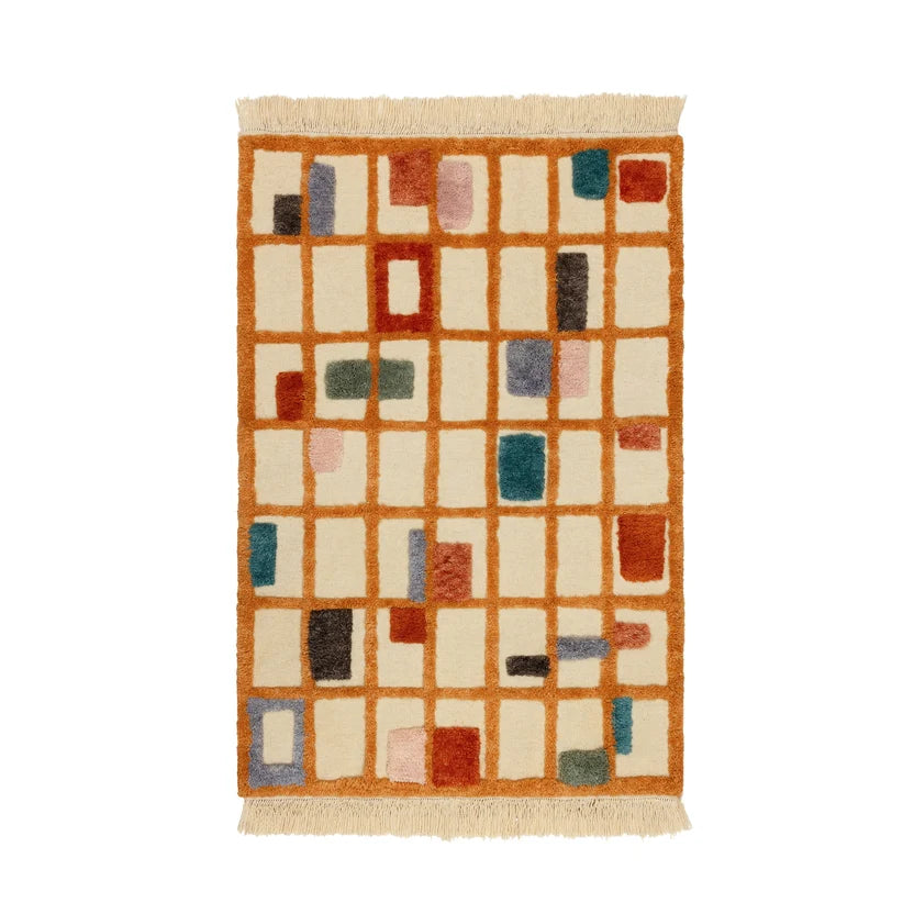 Studio Potato Block Party El Dokuması Kilim / Halı Tülü