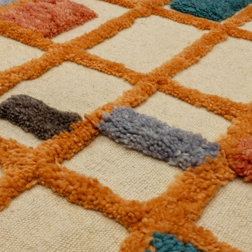 Studio Potato Block Party El Dokuması Kilim / Halı Tülü