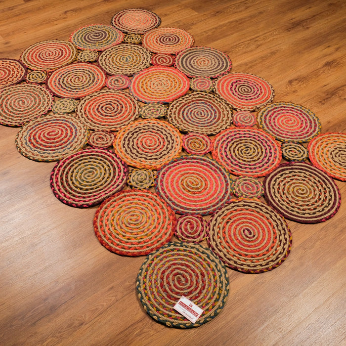 Bolga Serisi Geometrik Desenli El Dokuma Halı, rengarenk, 120x180 – 170x240 cm — Halıcızade