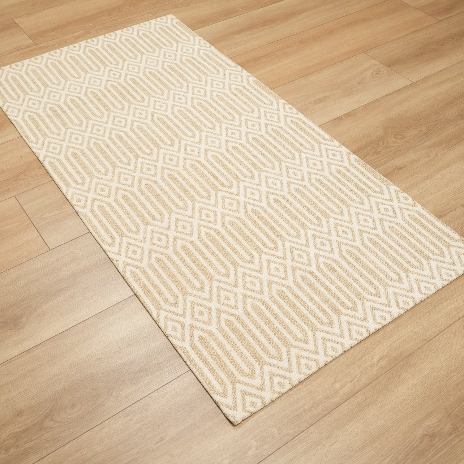 Brooklyn Serisi İskandinav Desenli Bej Halı, 80x150 – 160x230 cm — Halıcızade